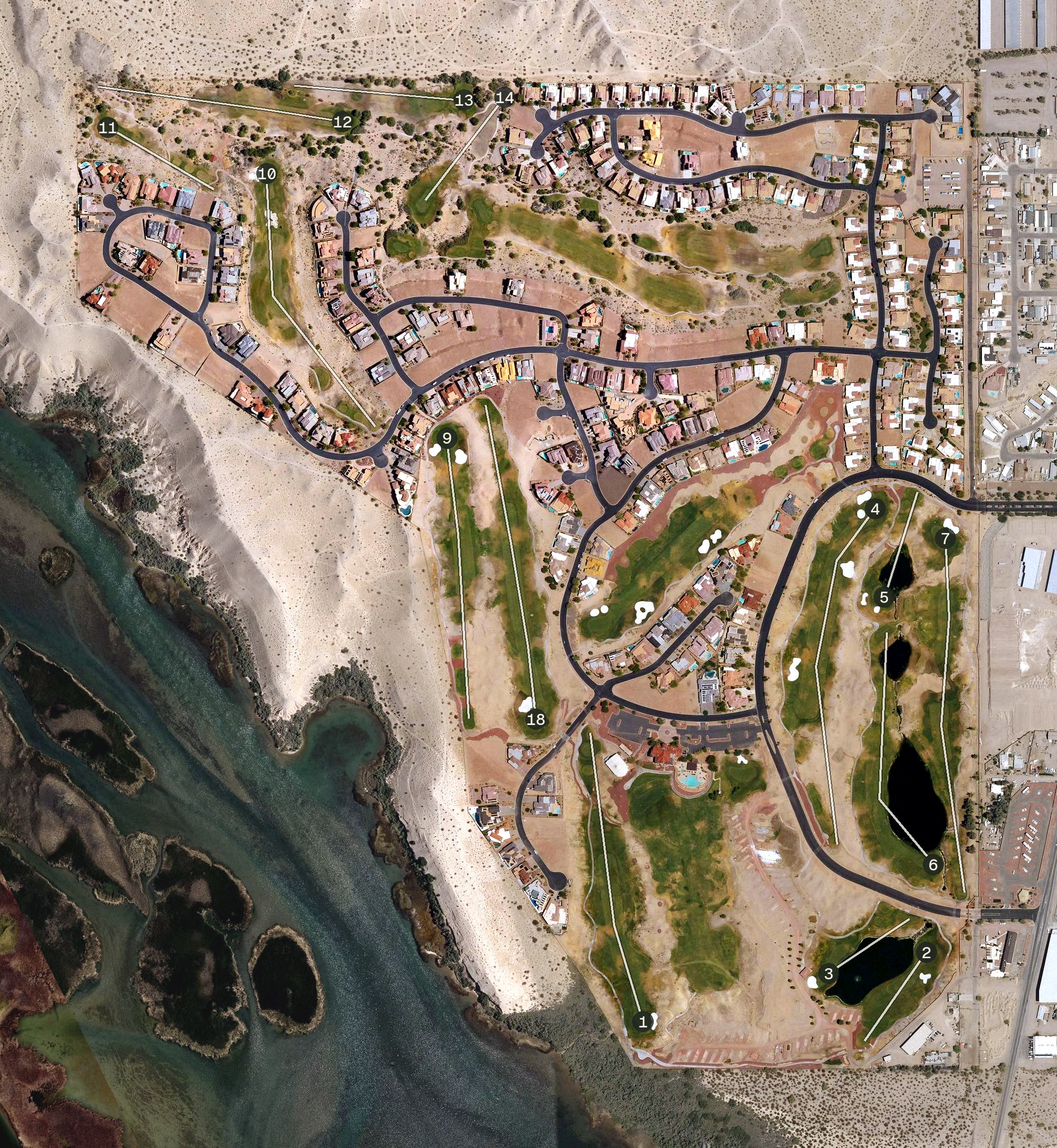 Aerial view of Iron Wolf Golf & Country Club, AZ
