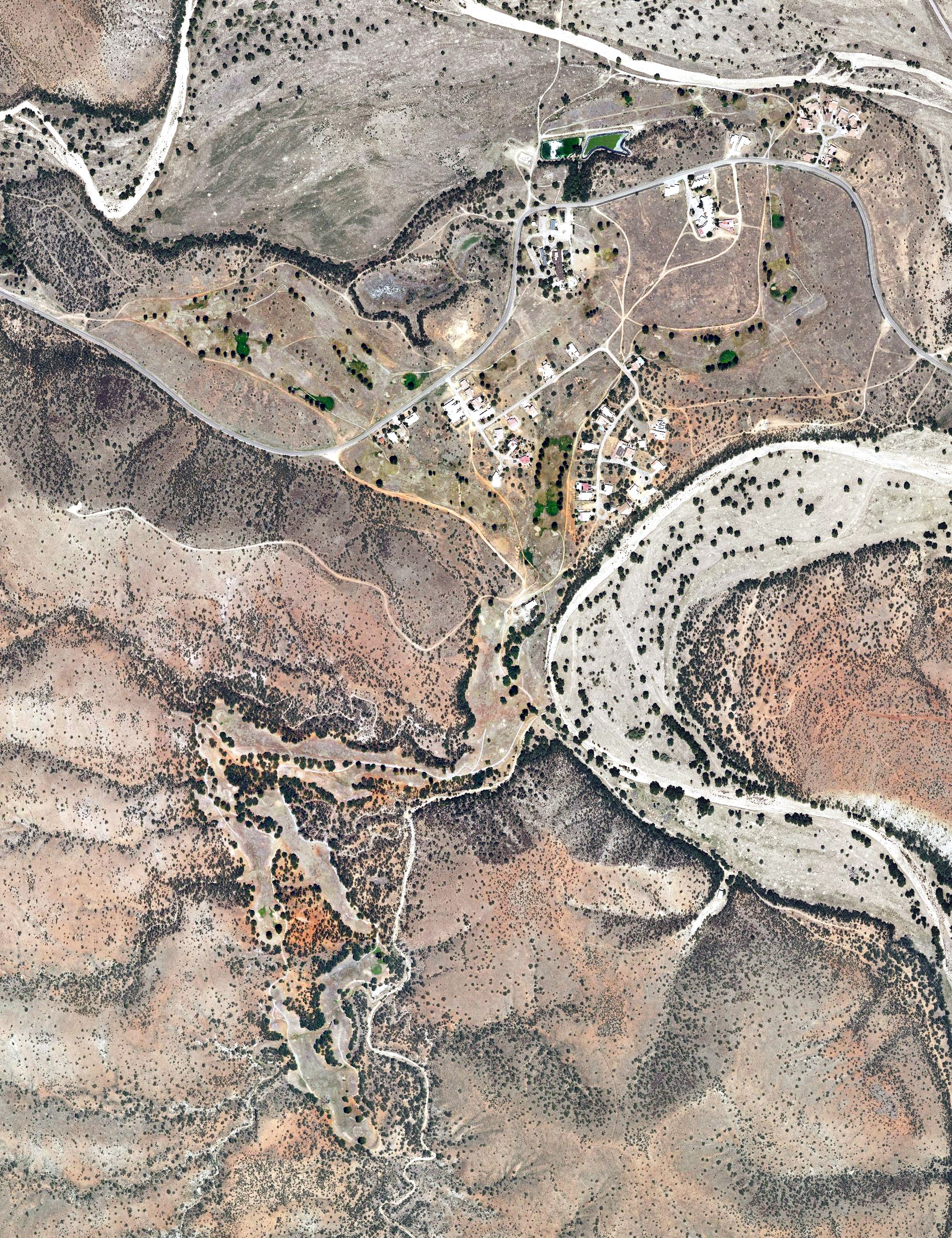 Aerial view of Kino Springs Golf Course, AZ