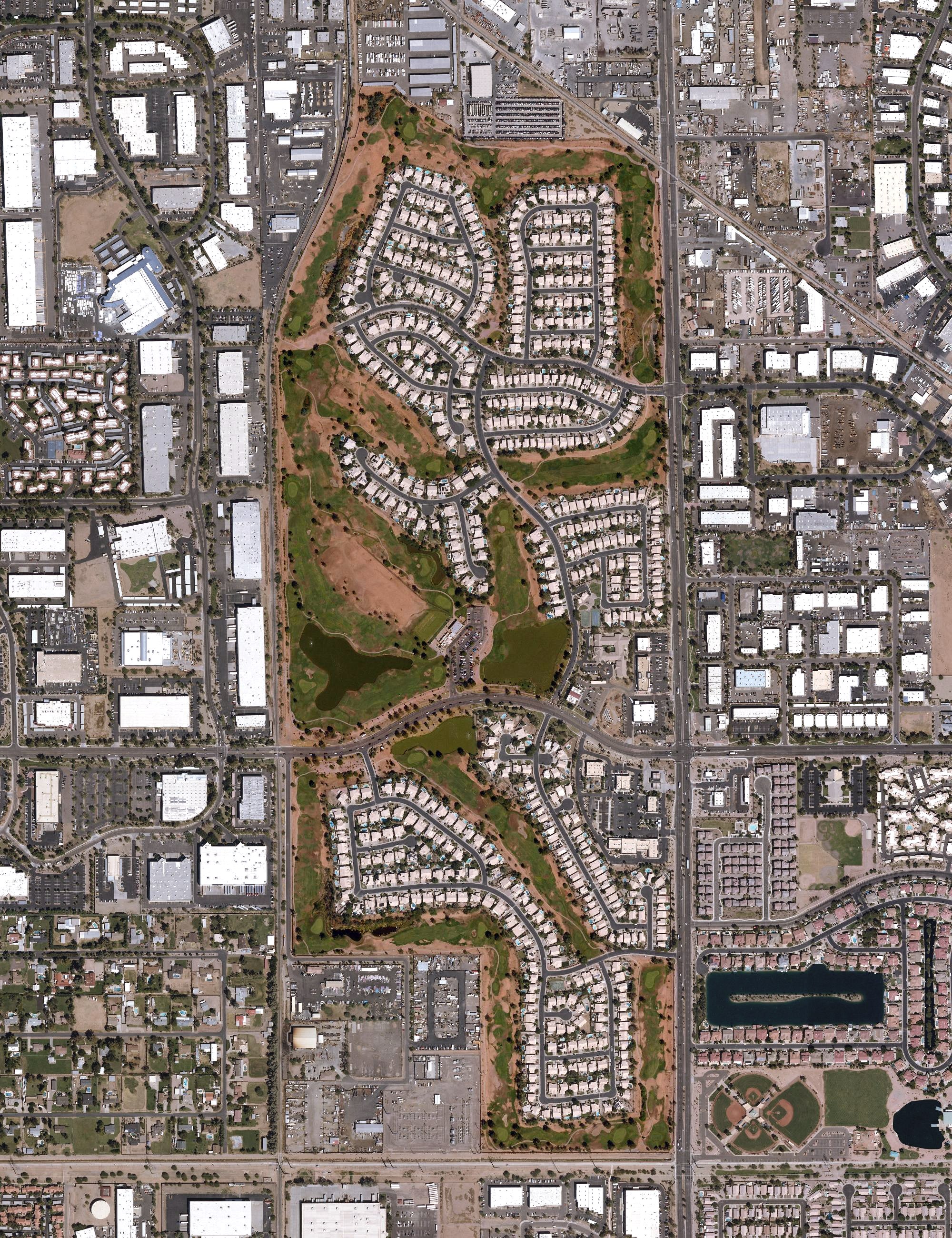 Aerial view of Kokopelli Golf Club, AZ