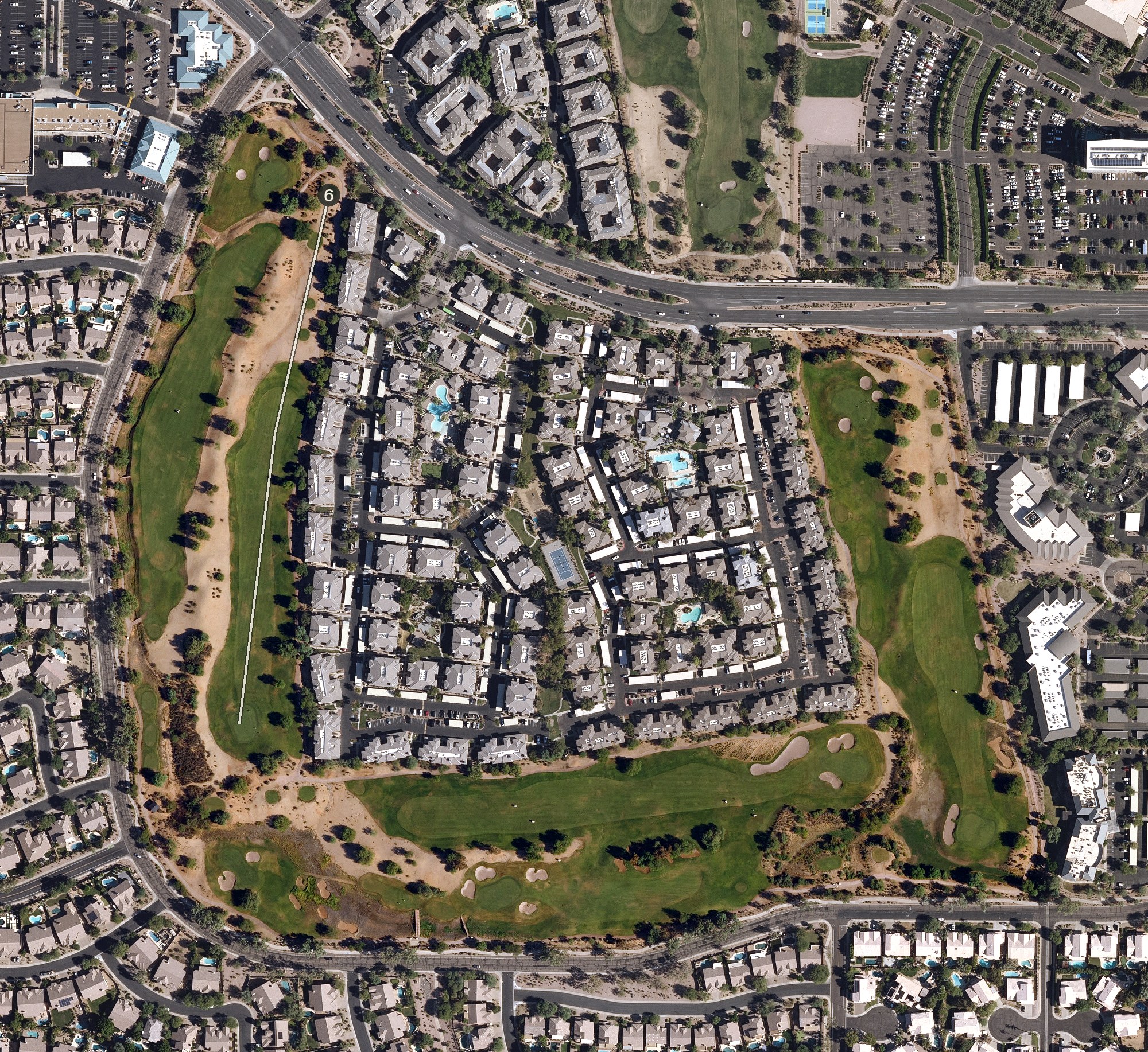 Aerial view of Mesquite Course, AZ