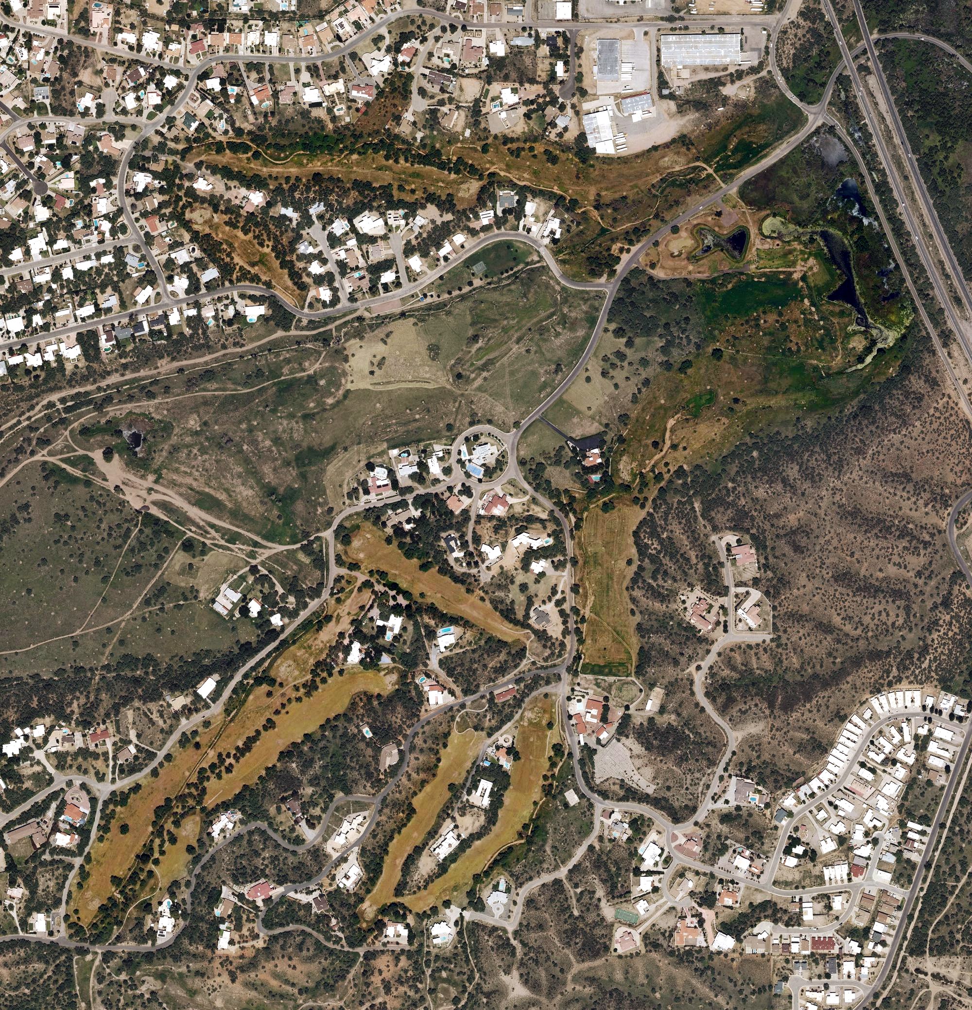 Aerial view of Palo Duro Creek Golf Course, AZ