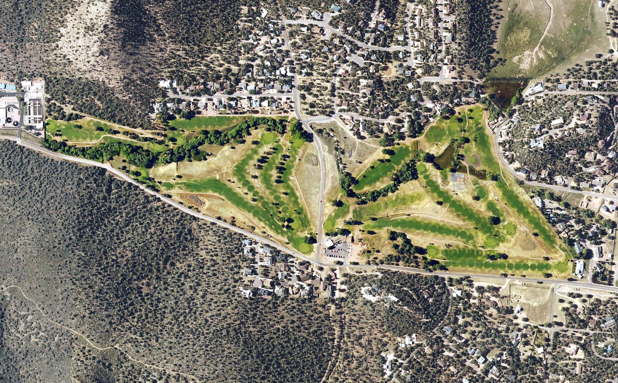 Aerial view of Payson Golf Course, AZ