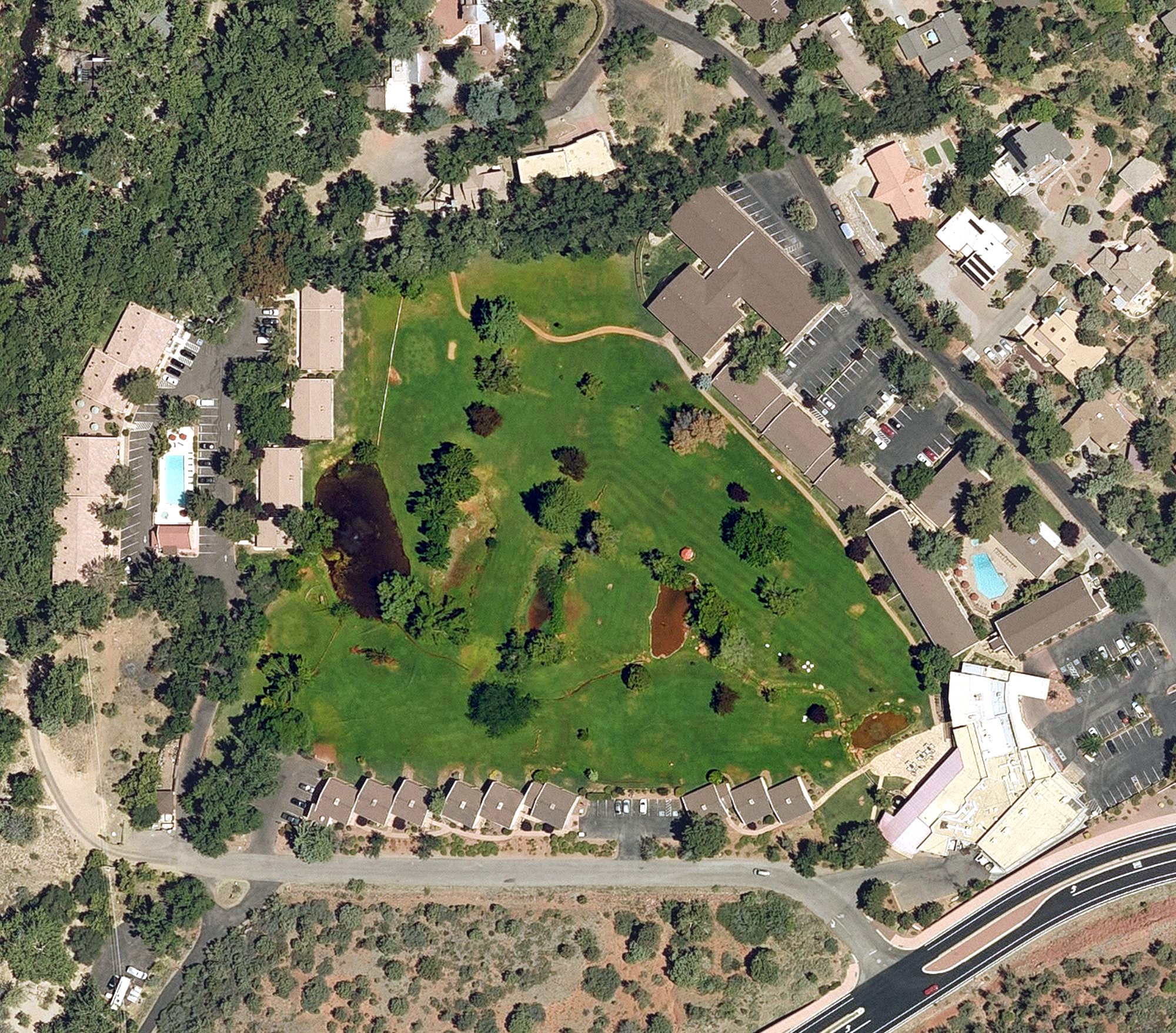Aerial view of Poco Diablo Pitch & Putt, AZ