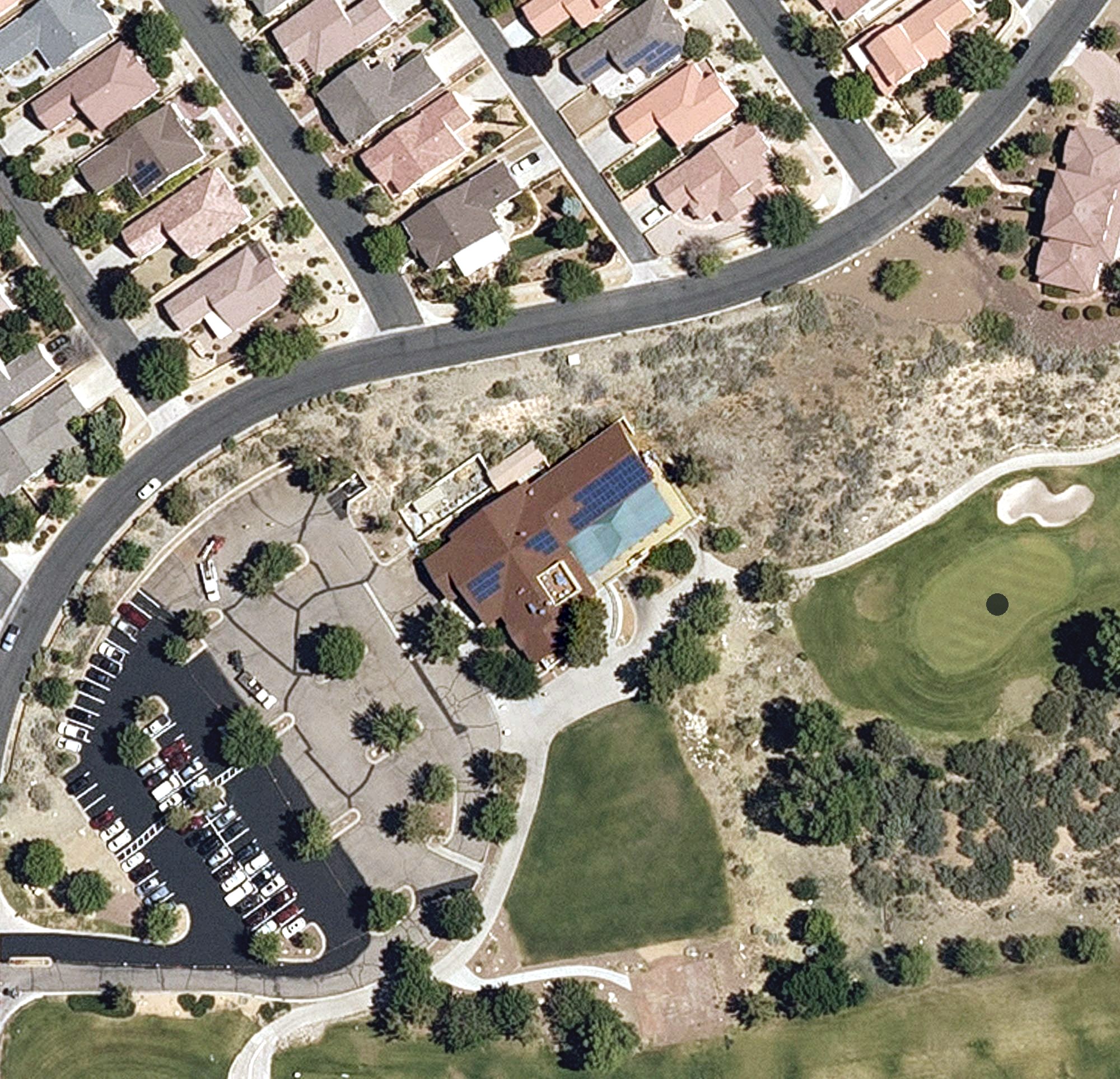 Aerial view of Prescott Club, AZ