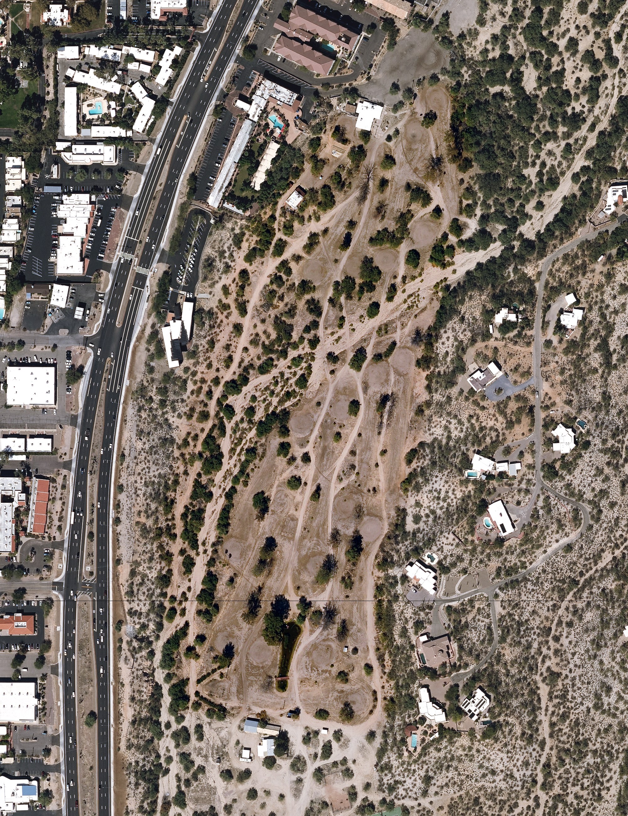 Aerial view of Quail Canyon Golf Course, AZ