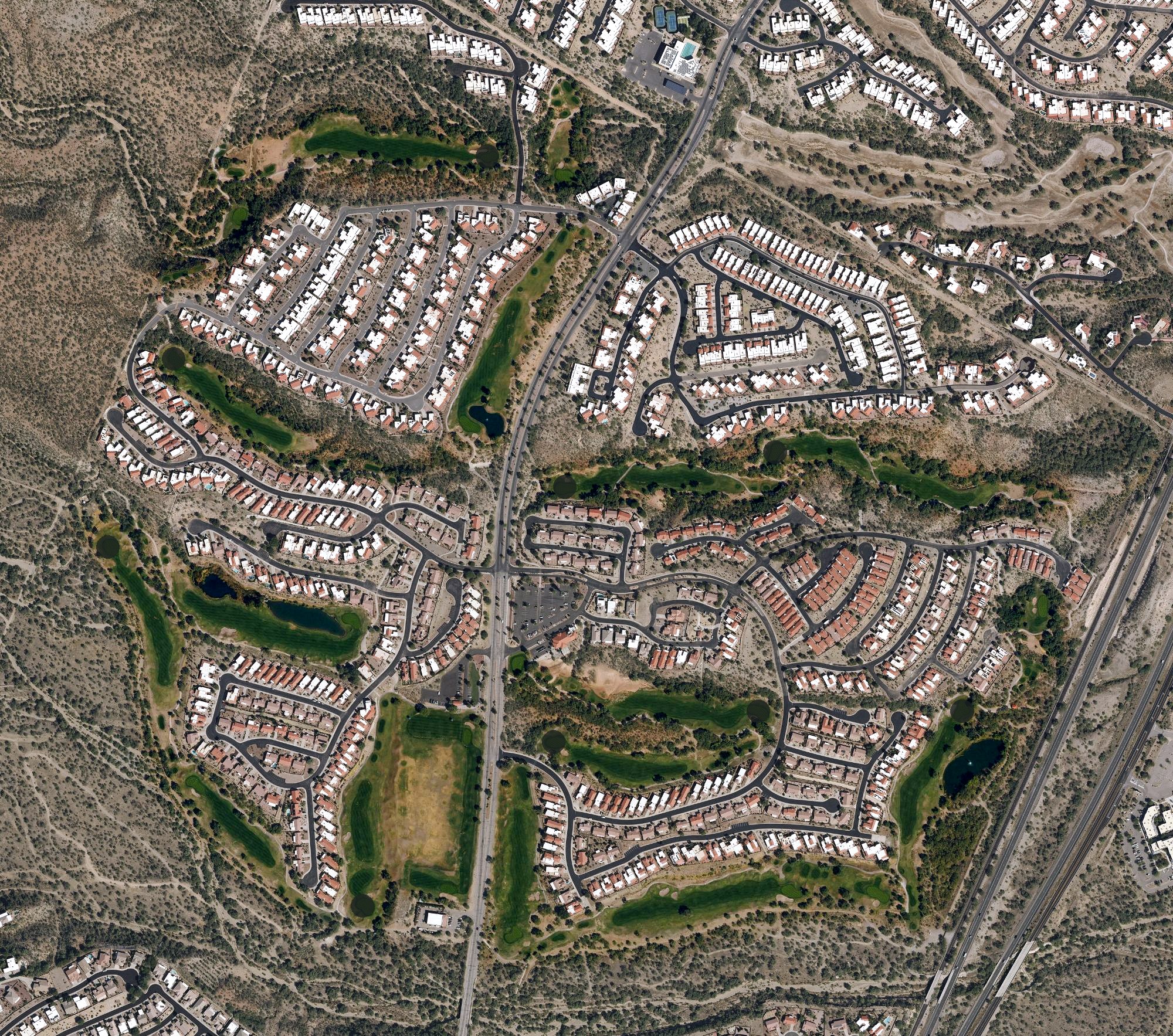 Aerial view of San Ignacio Golf Club, AZ