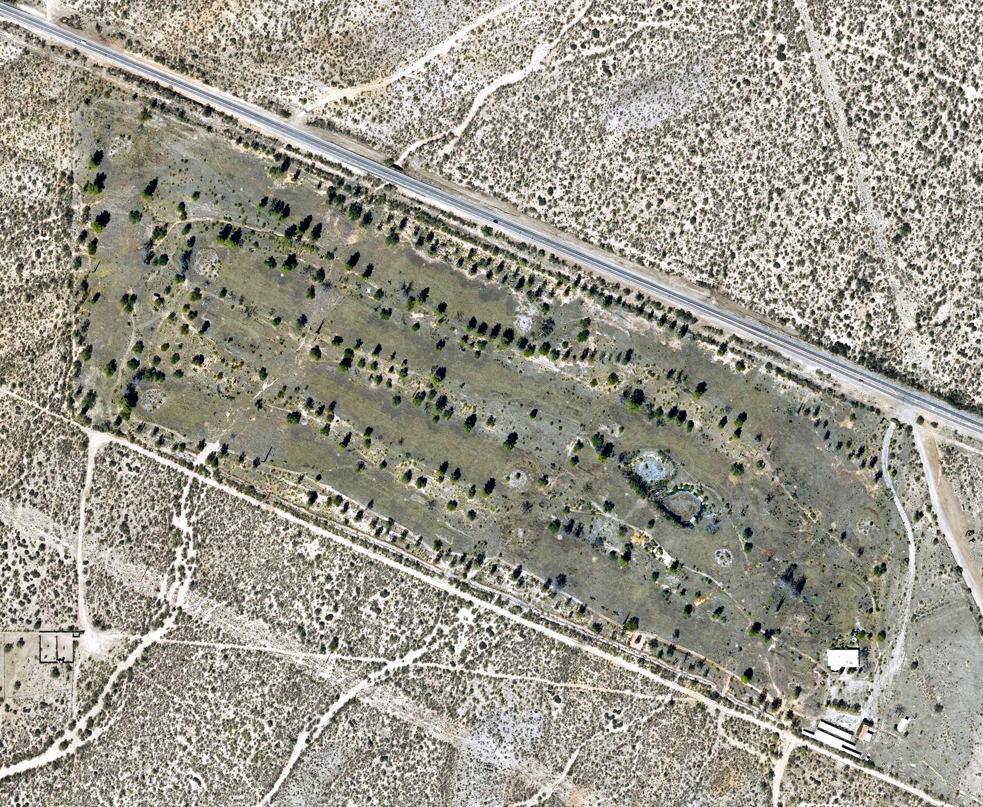 Aerial view of San Manuel Golf Club, AZ