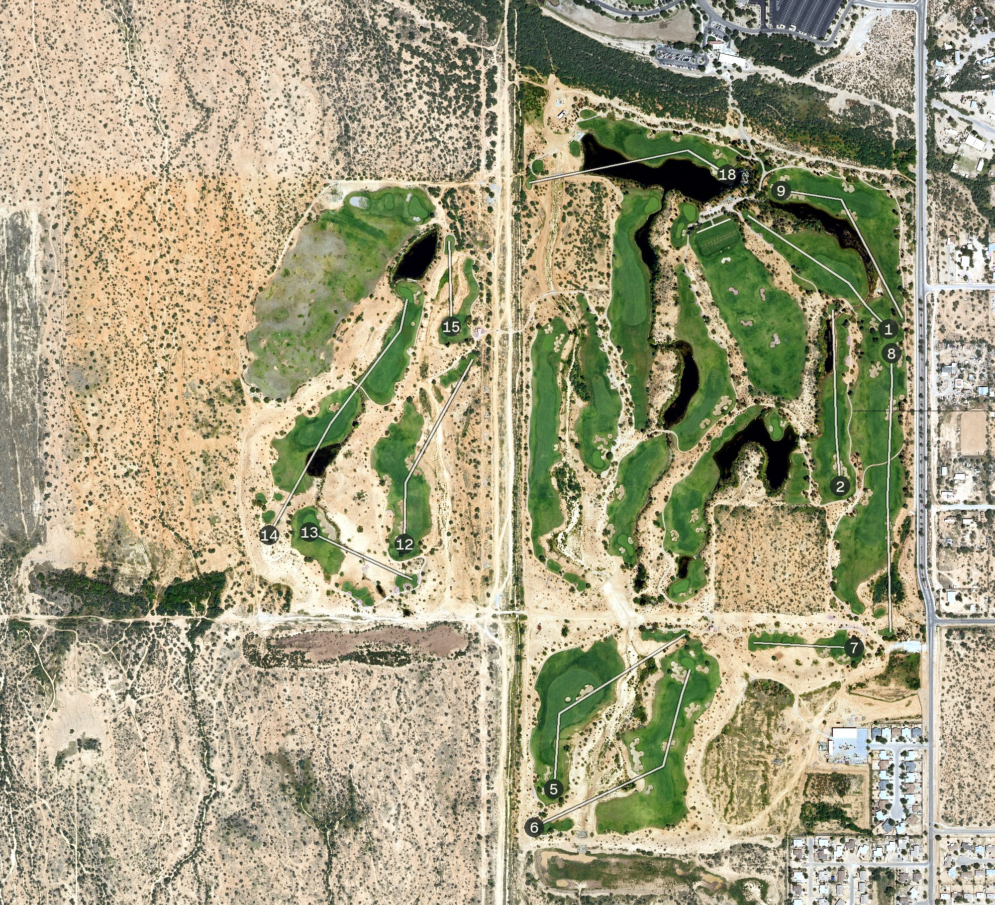 Aerial view of Sewailo, AZ
