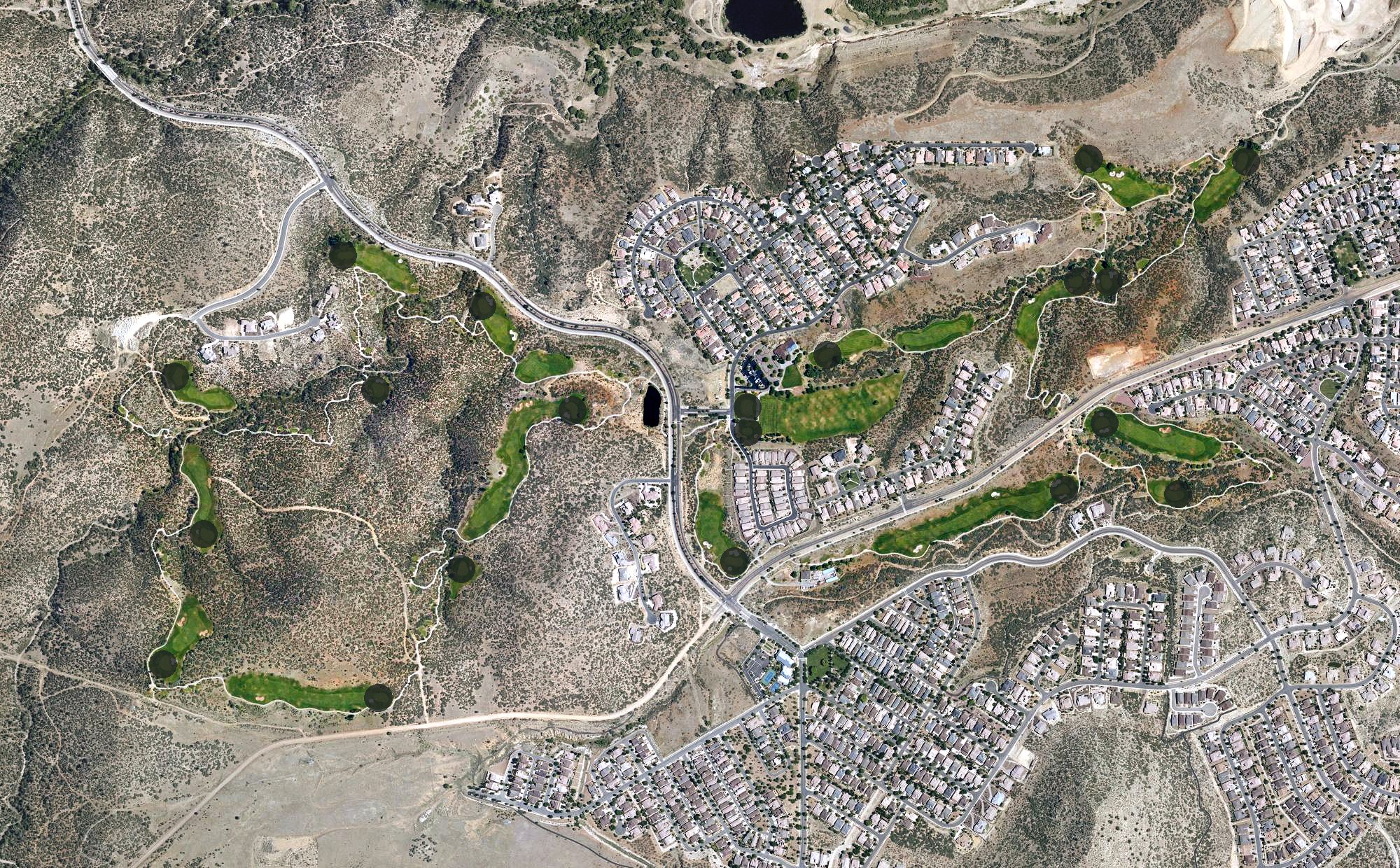 Aerial view of StoneRidge Golf Course, AZ