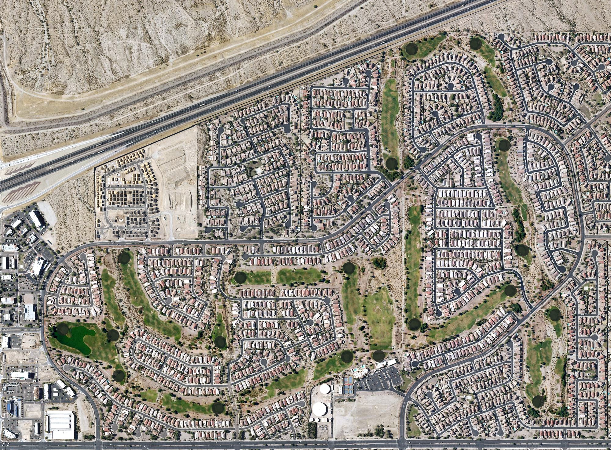 Aerial view of Sundance Golf Club, AZ