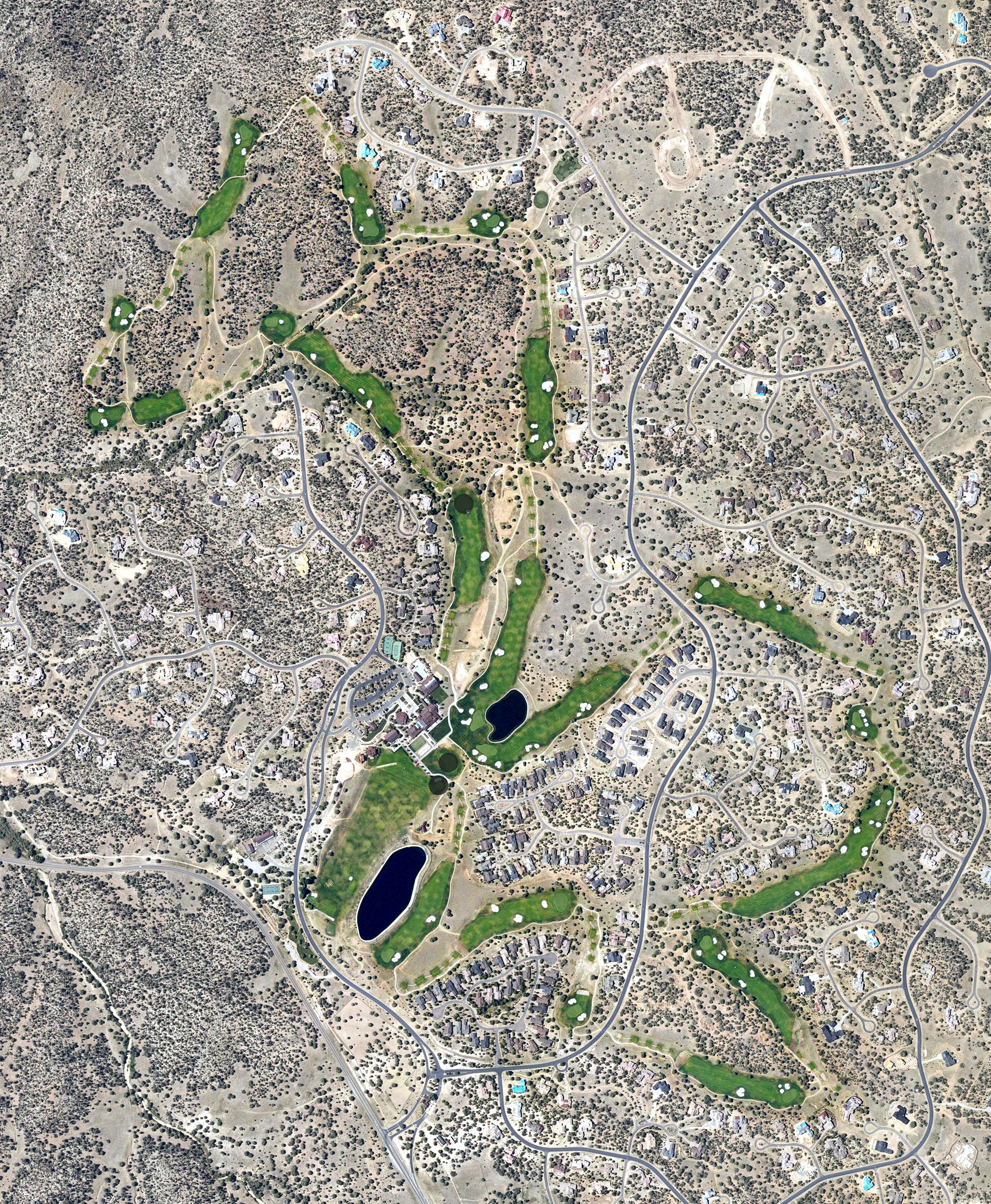 Aerial view of Talking Rock Golf Club, AZ