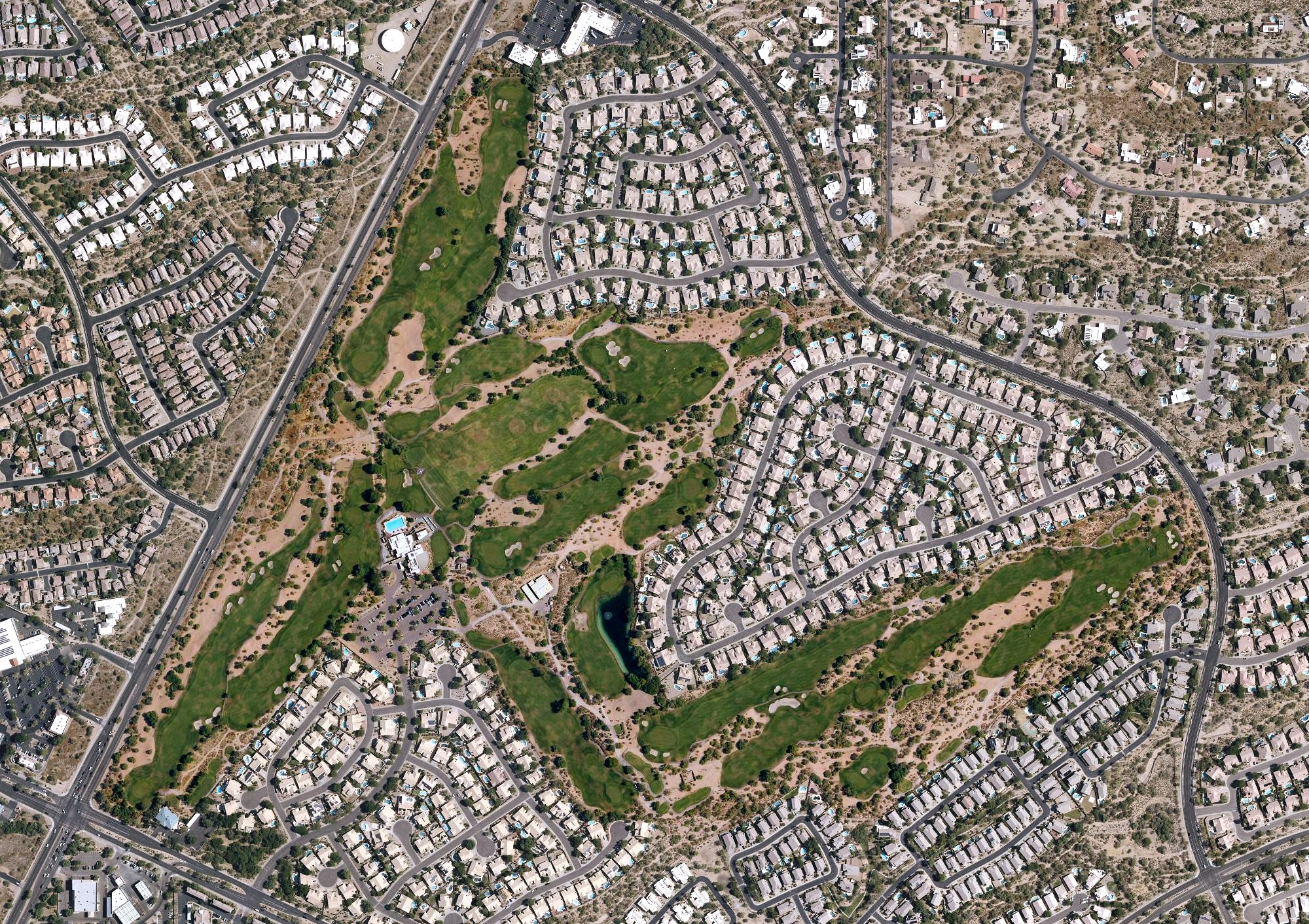 Aerial view of Tatum Ranch Golf Club, AZ