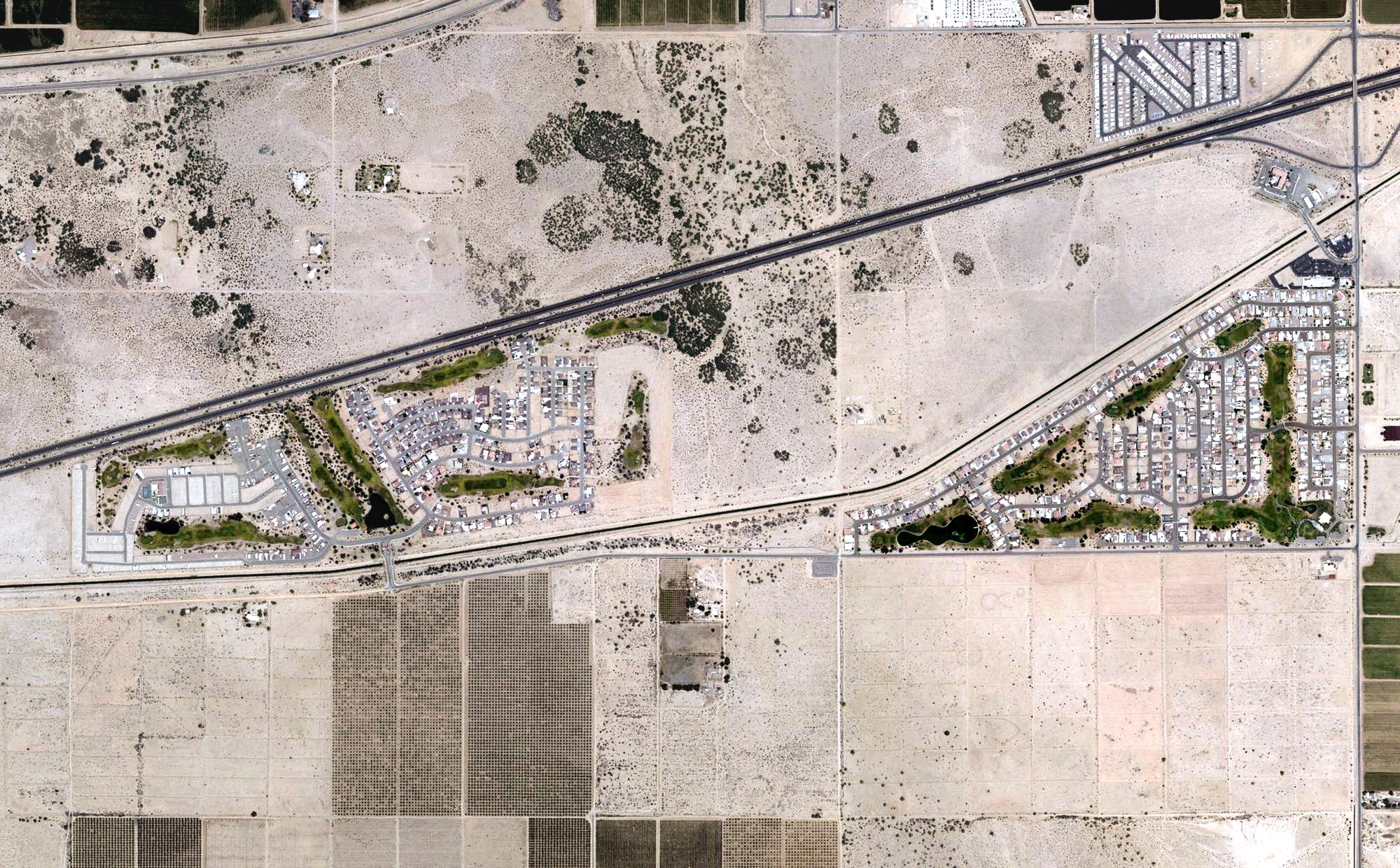 Aerial view of The Links at Coyote Wash, AZ