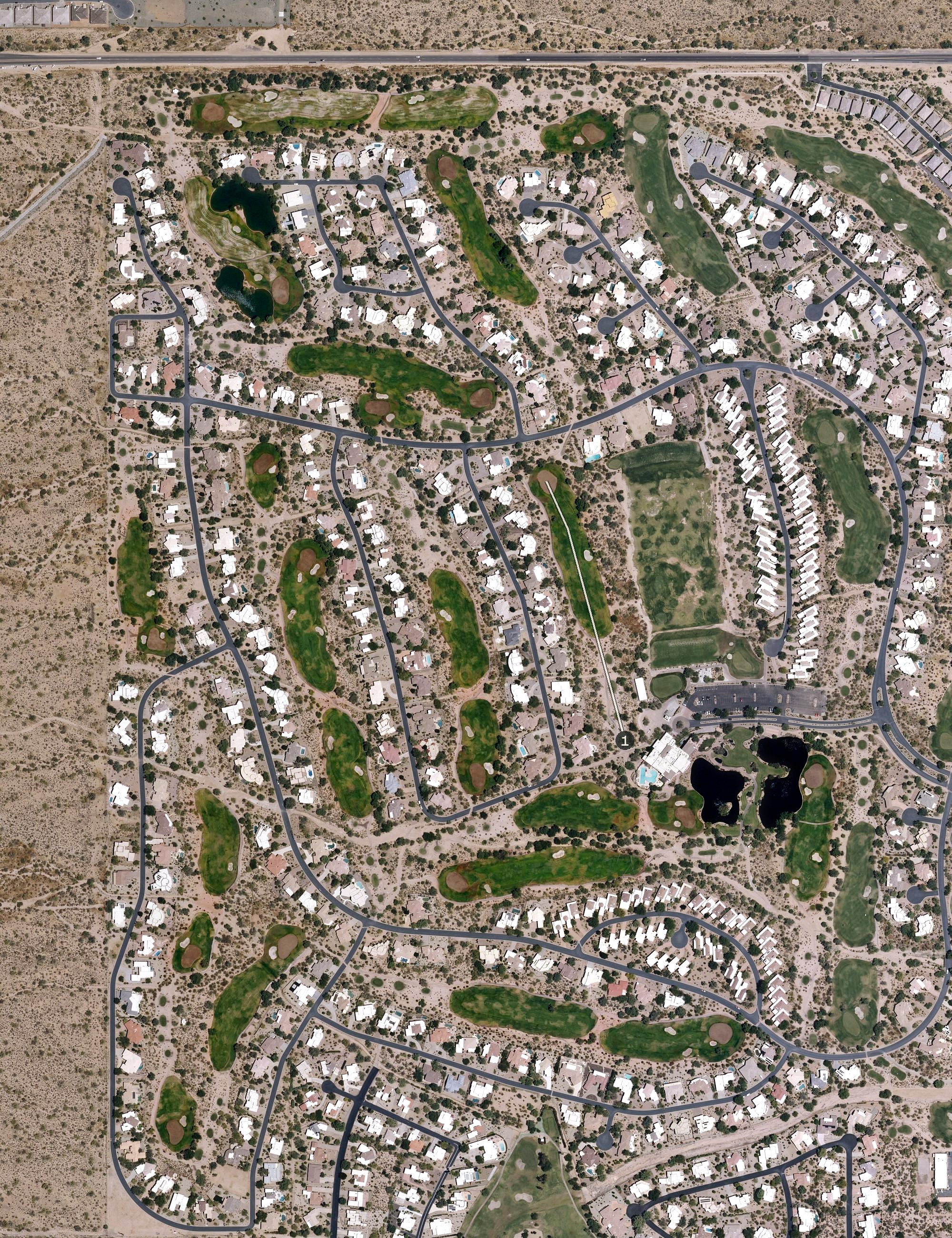 Aerial view of Tonto Verde Golf Club (Peaks Course), AZ