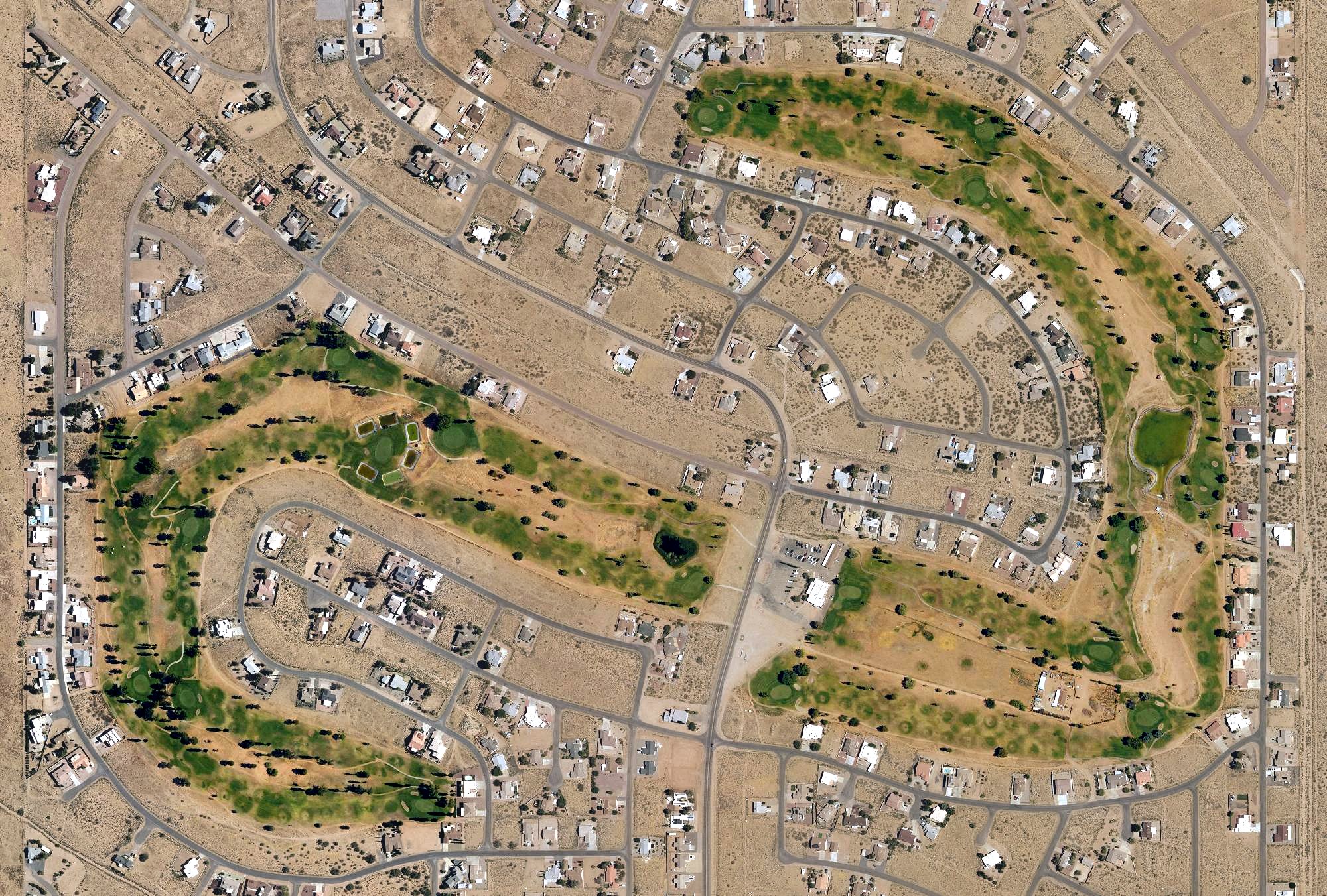 Aerial view of Valle Vista Golf Course, AZ