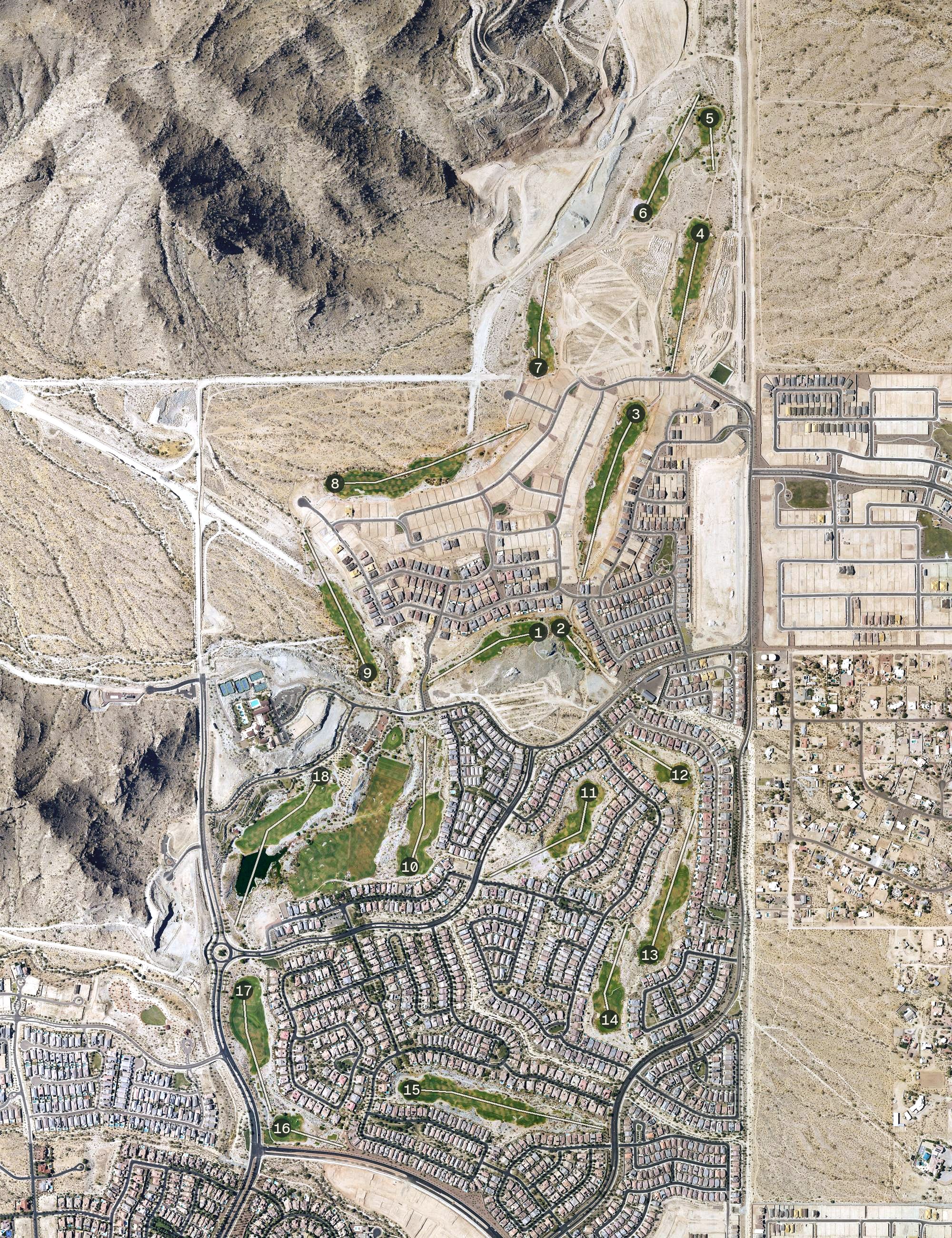 Aerial view of Verrado Golf Club- The Victory Course 4242 North Golf Club Drive Buckeye AZ 85396, AZ