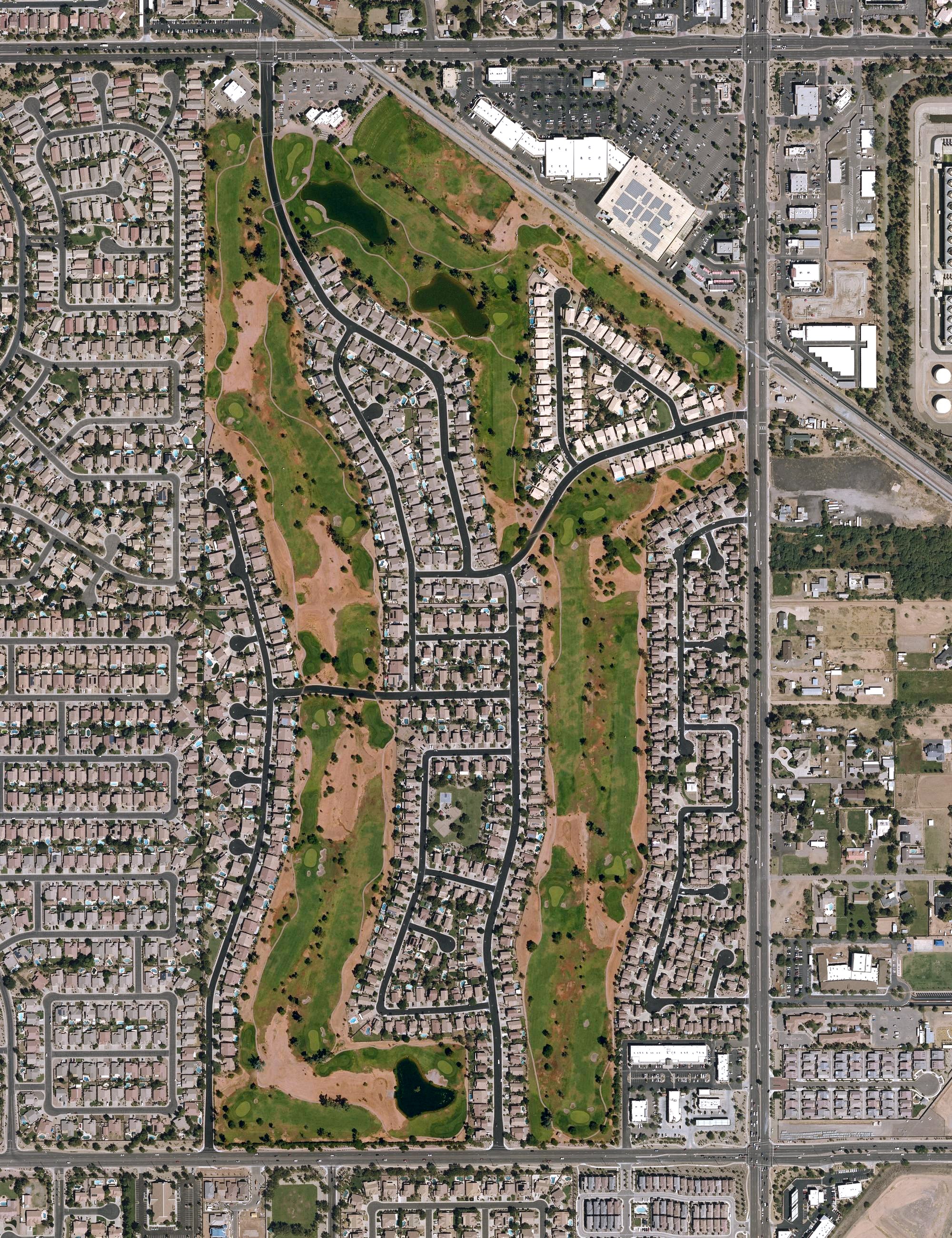 Aerial view of Western Skies Golf Club, AZ