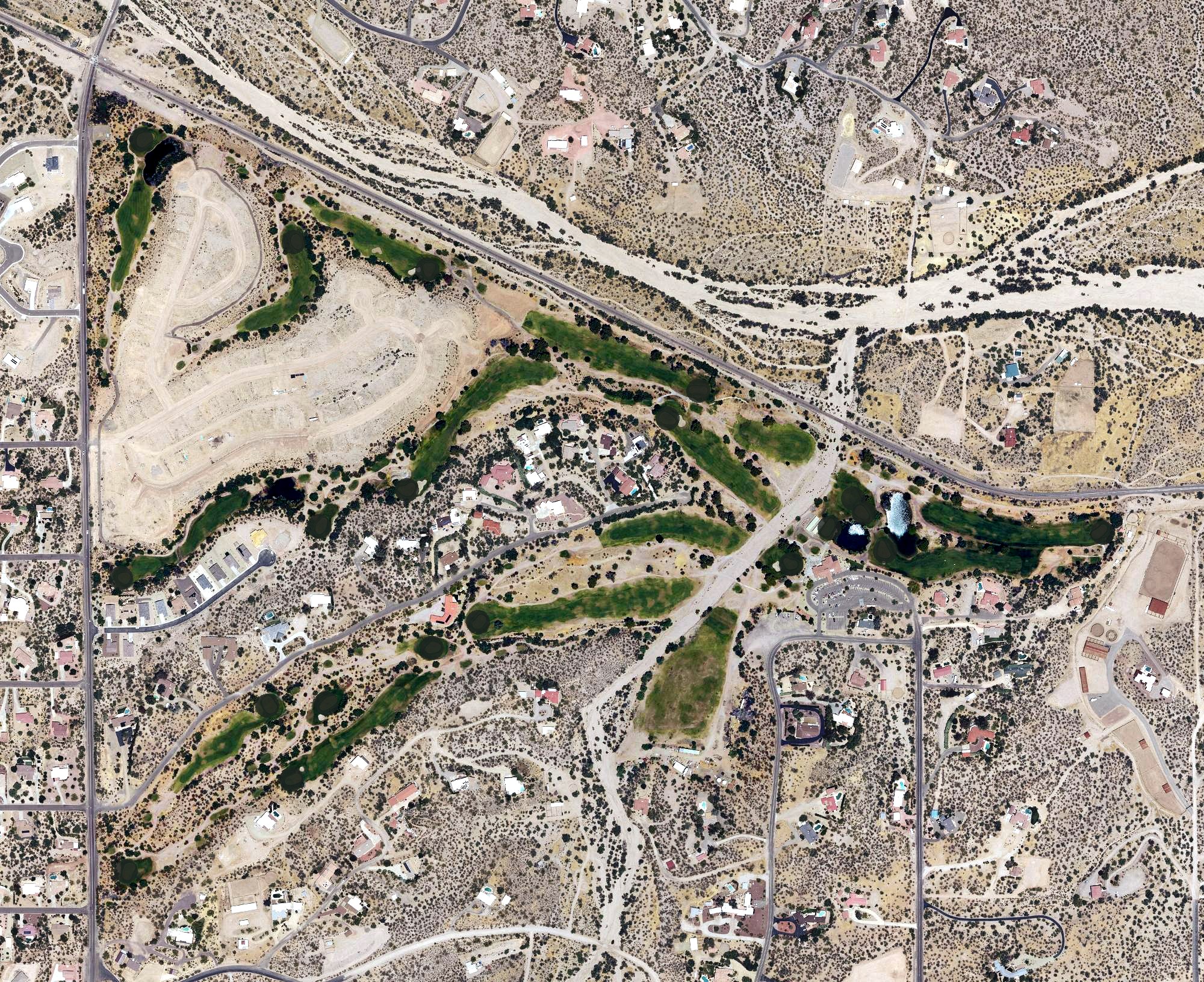 Aerial view of Wickenburg Country Club, AZ
