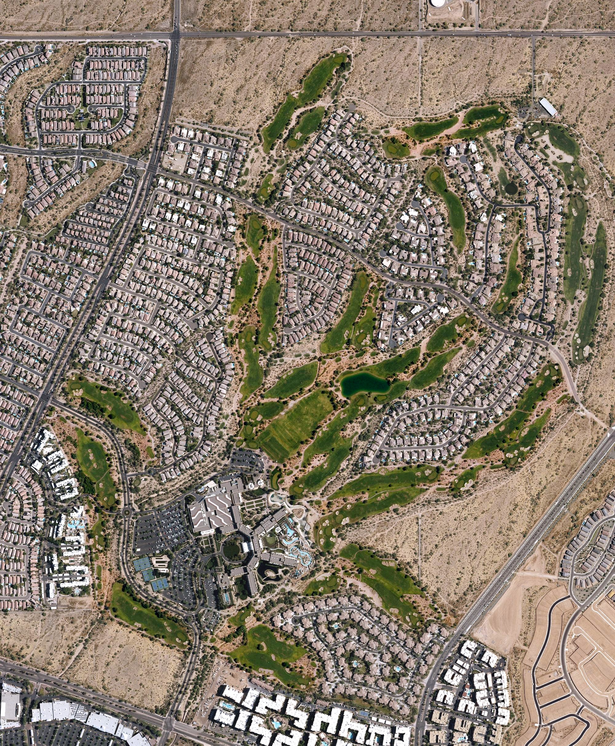 Aerial view of Wildfire Golf Club, AZ