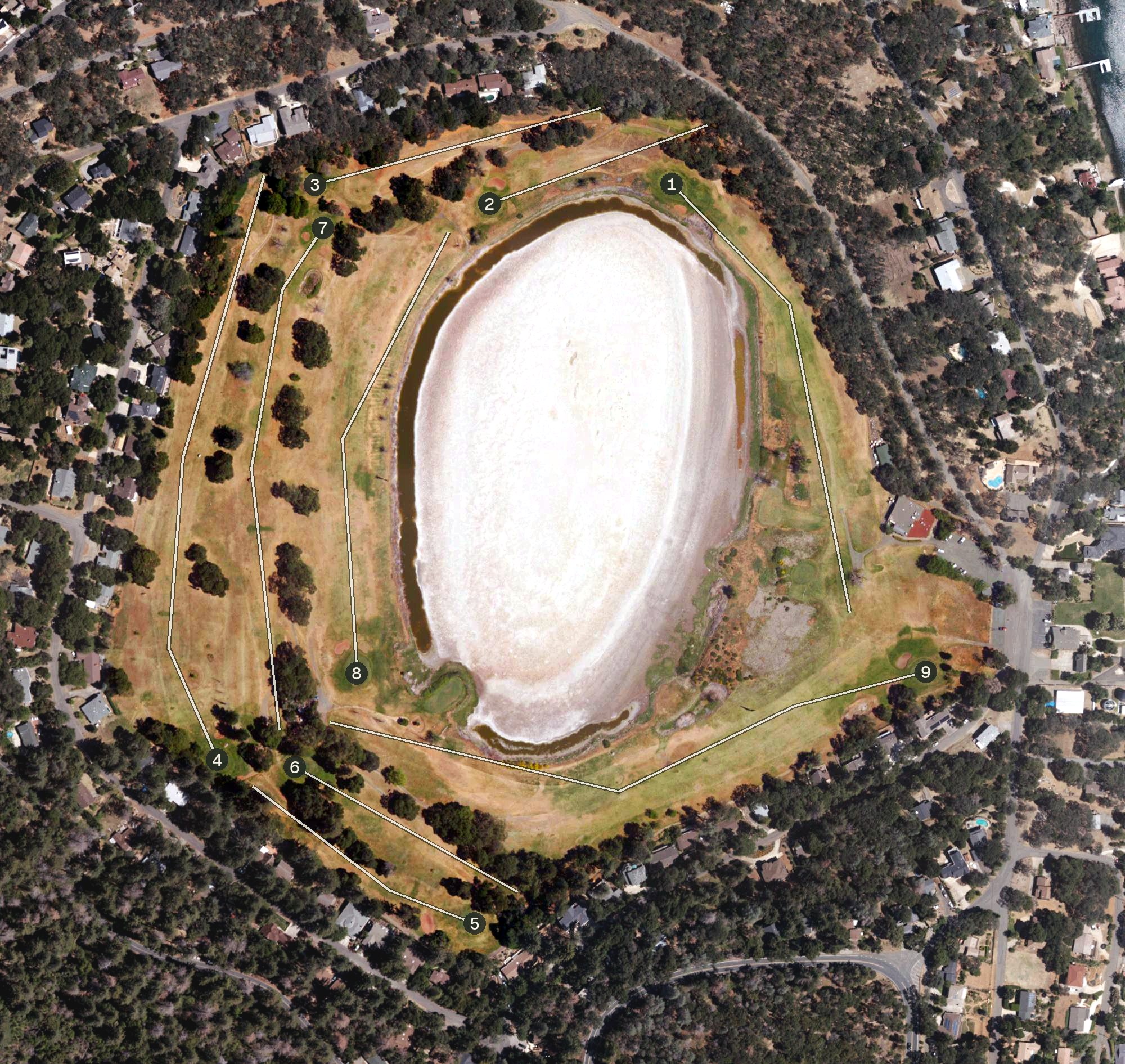 Aerial view of Buckingham Golf & Country Club, CA