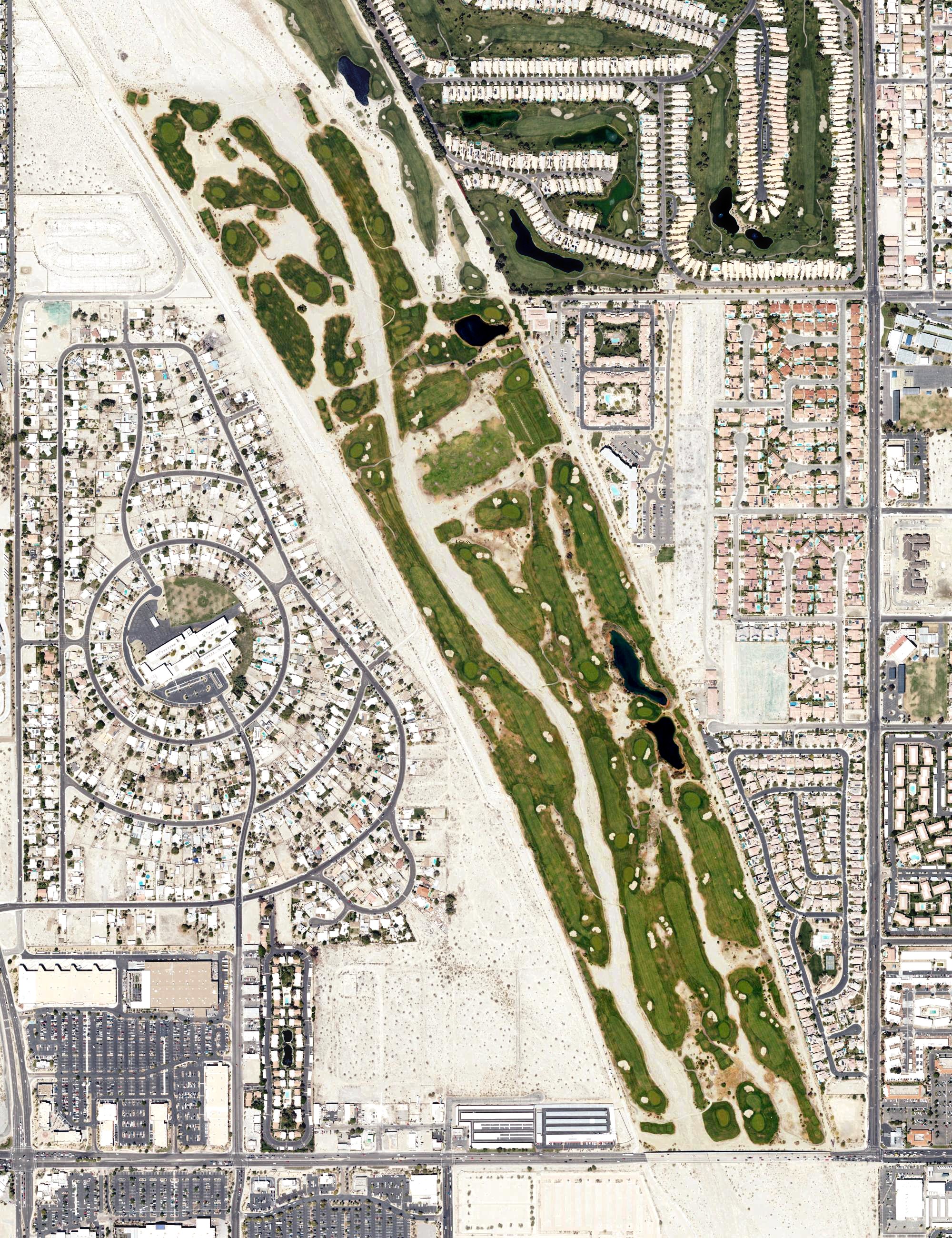 Aerial view of Cimarron Golf Club, CA