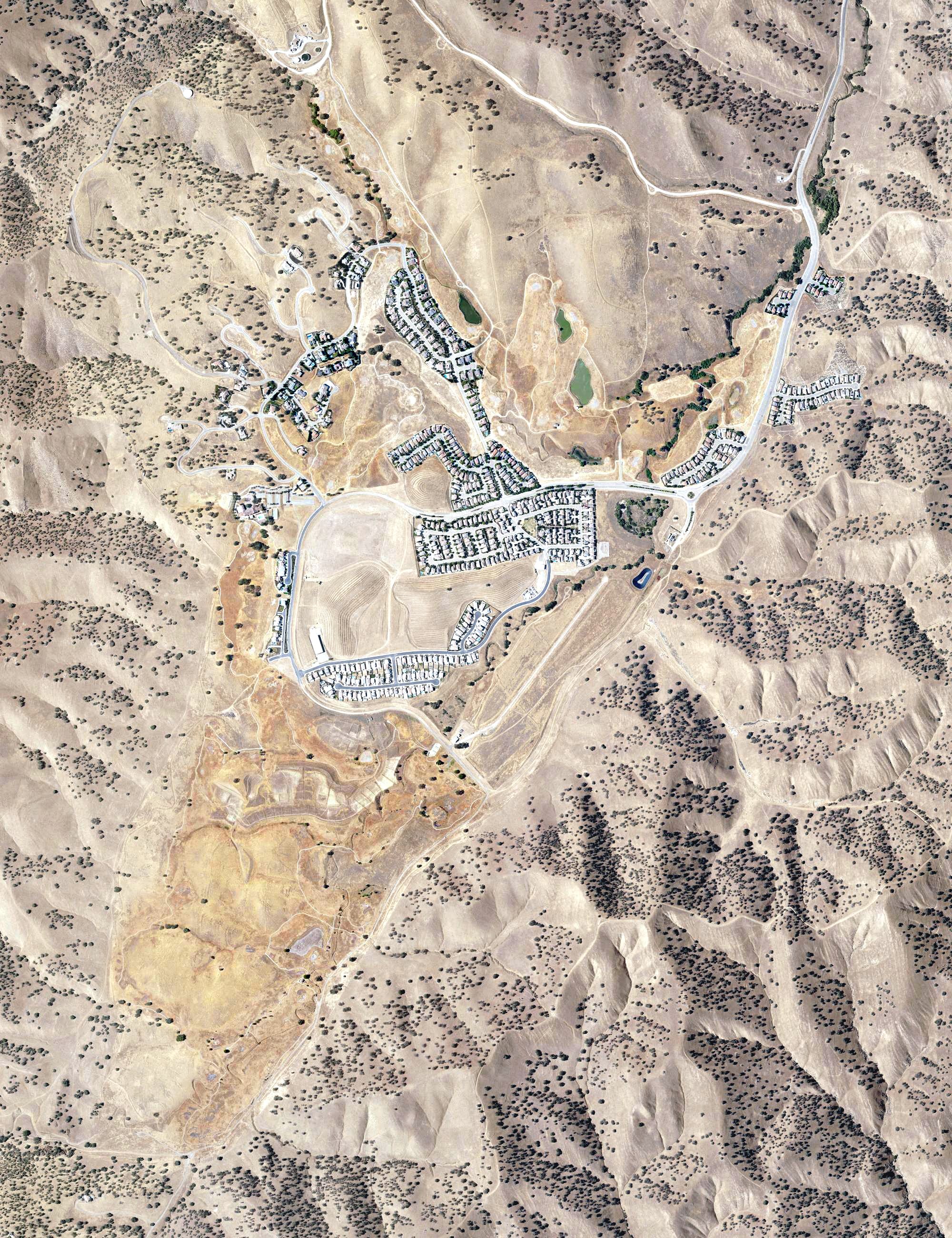 Aerial view of Diablo Grande Golf & Country Club, CA
