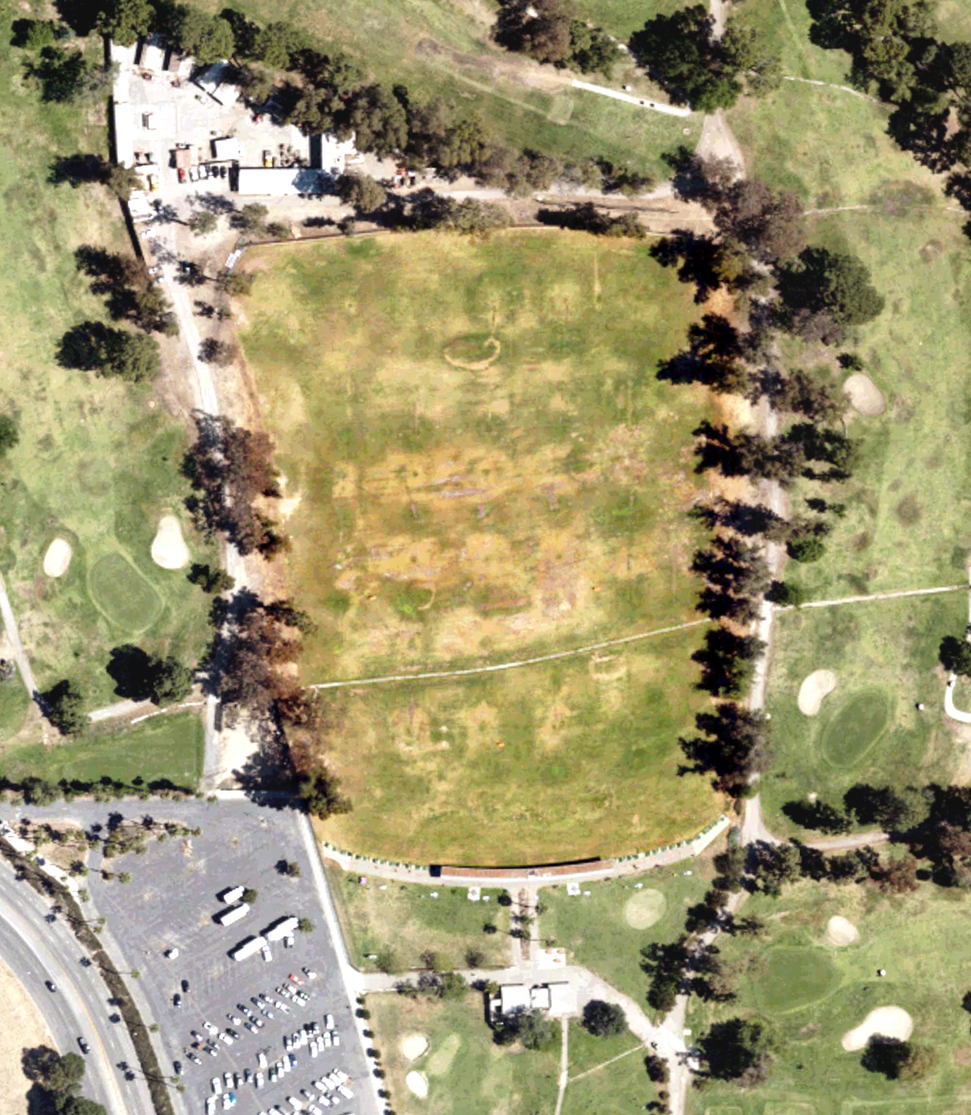 Aerial view of Driving Range, CA