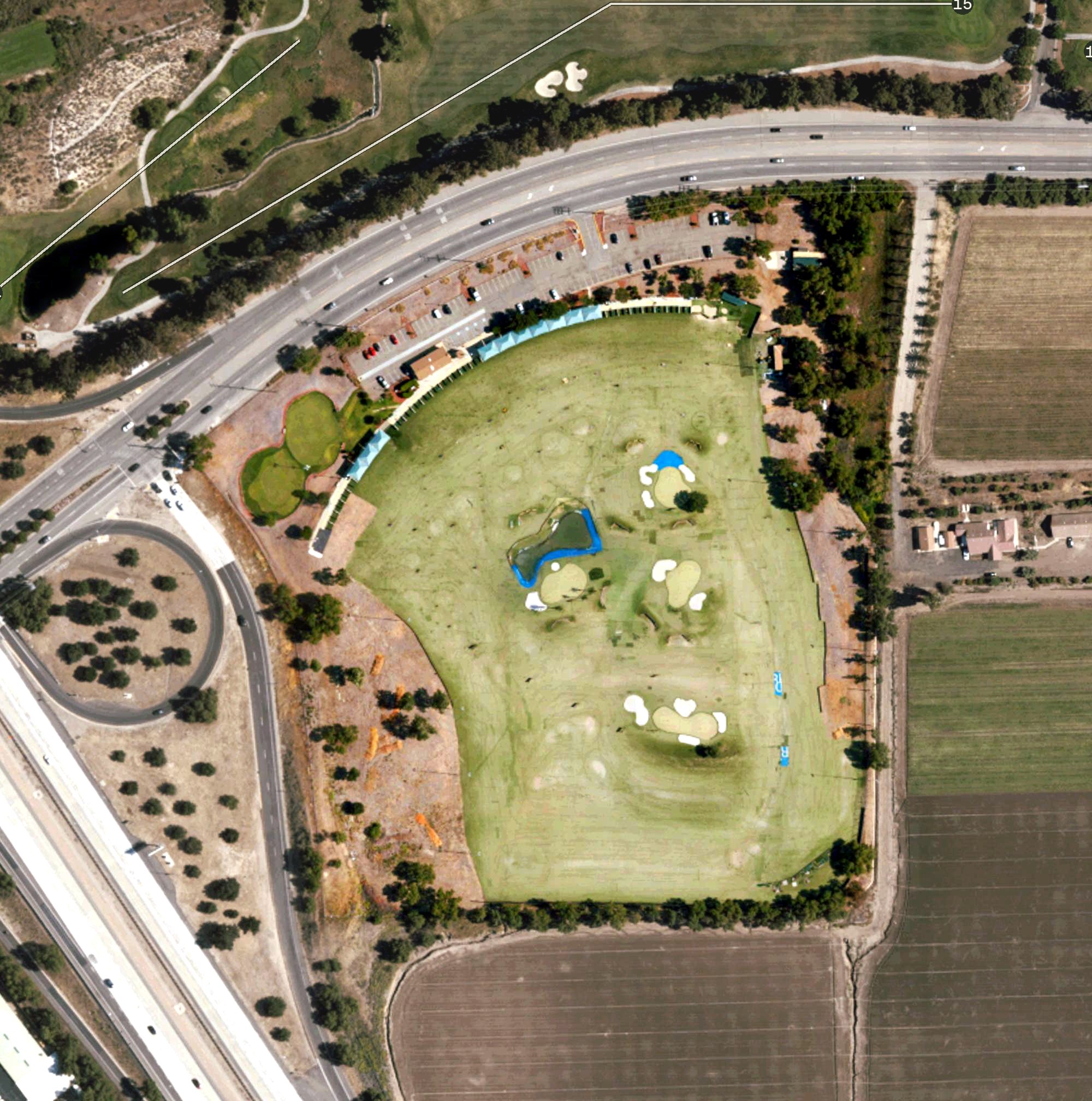 Aerial view of Golf Development Complex, CA