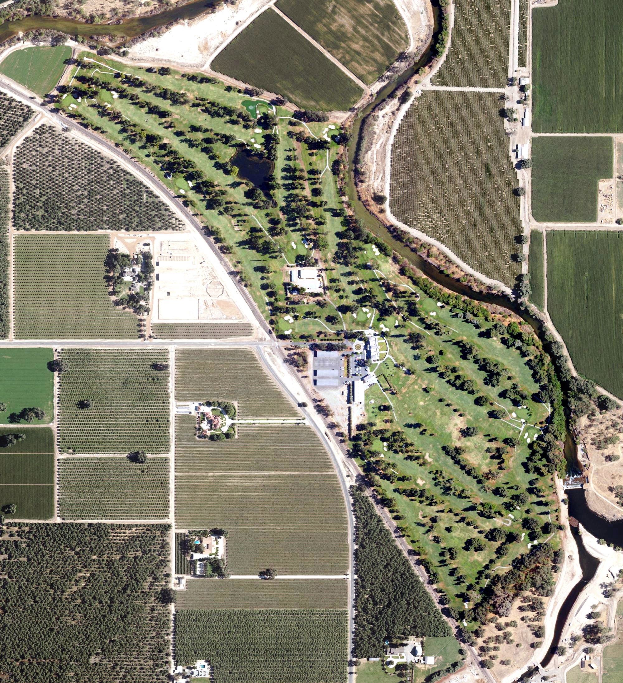 Aerial view of Kings Country Club, CA