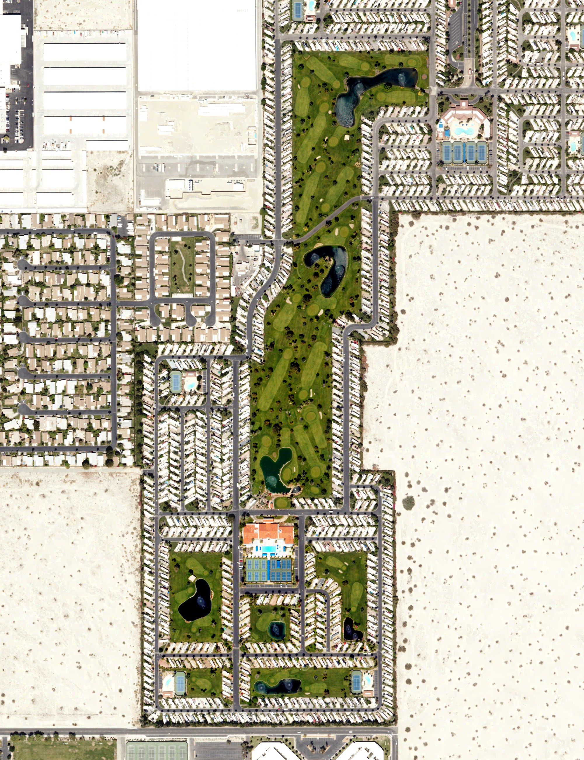 Aerial view of Outdoor Resort Palm Springs, CA