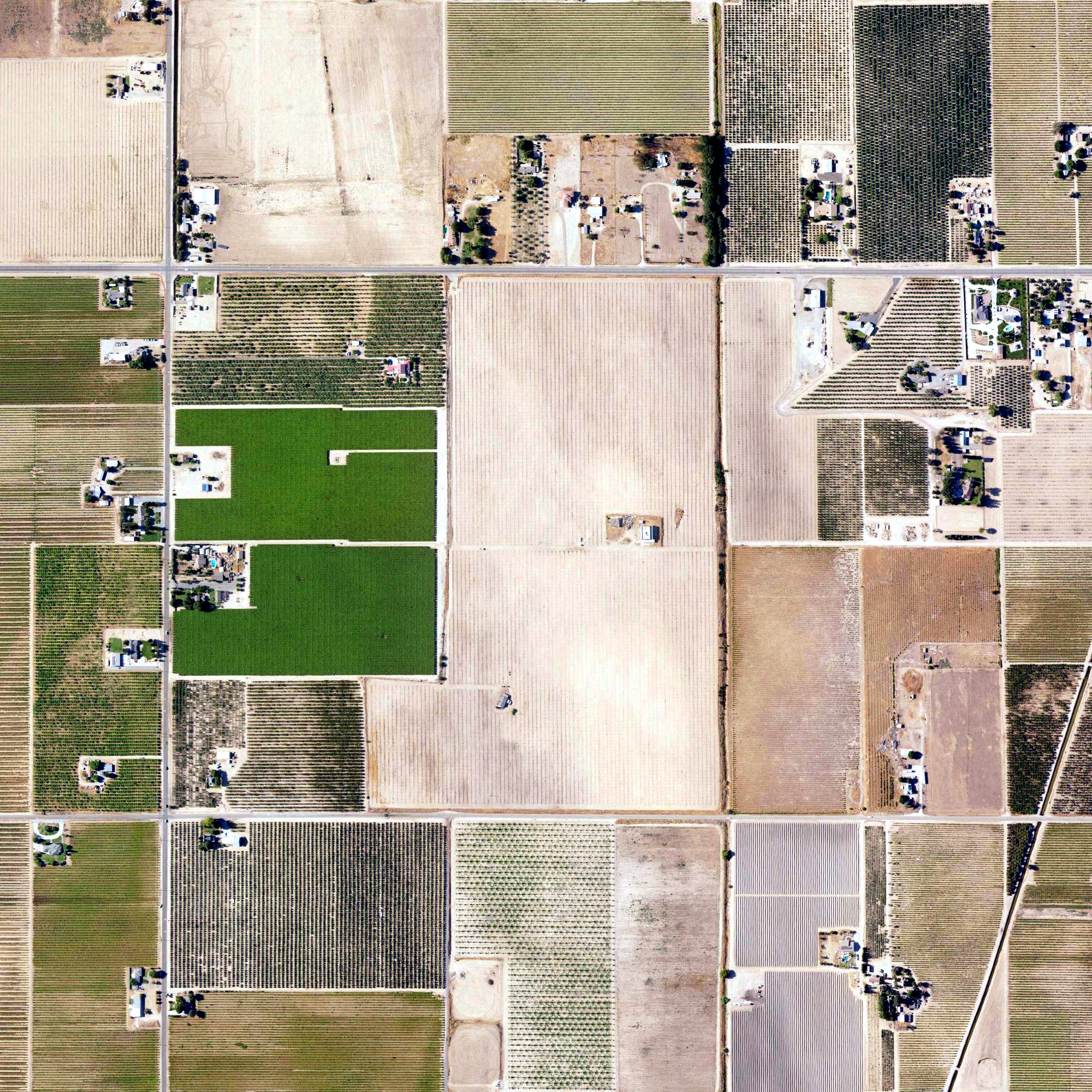 Aerial view of Selma Valley Golf Course, CA