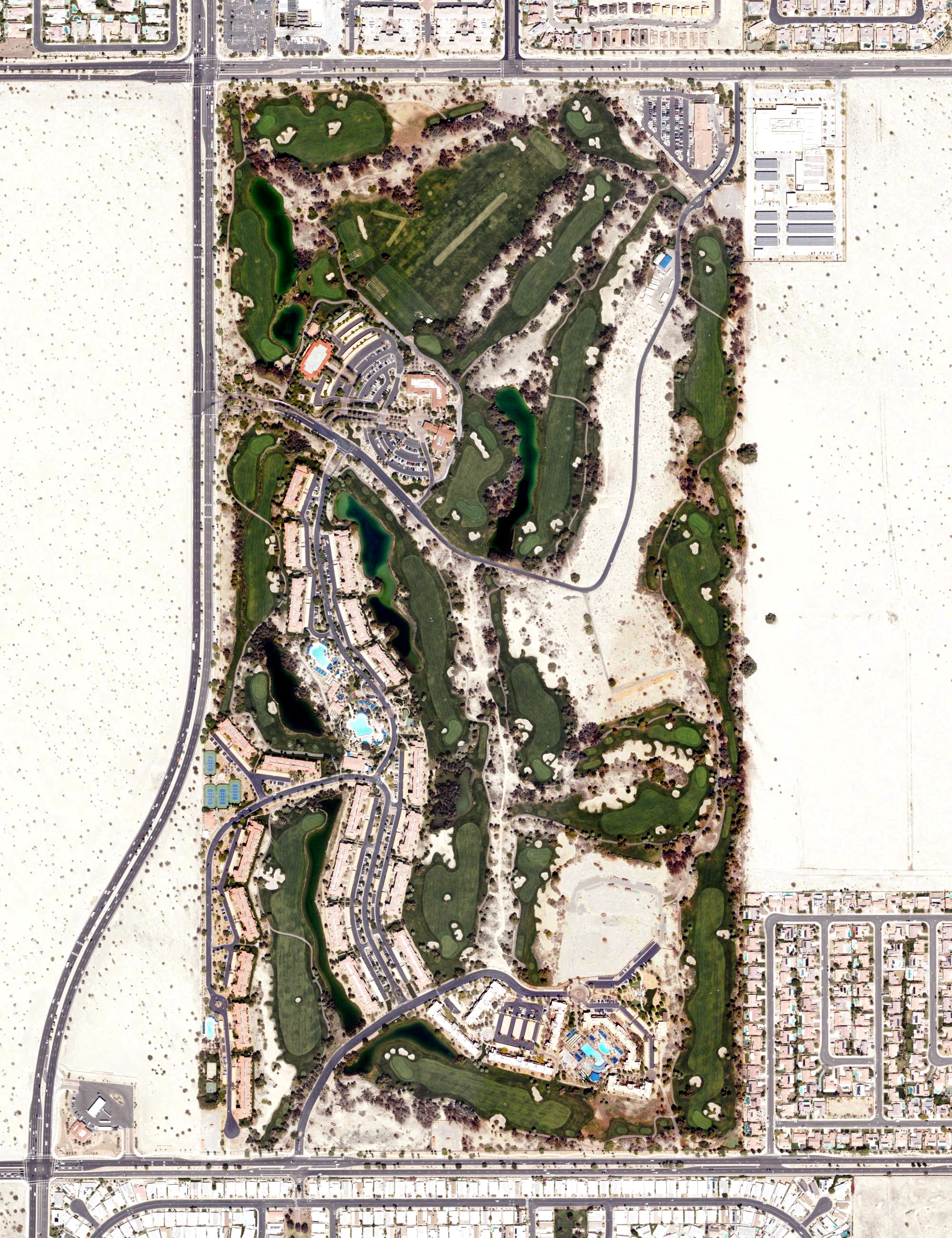 Aerial view of Shadow Ridge, CA