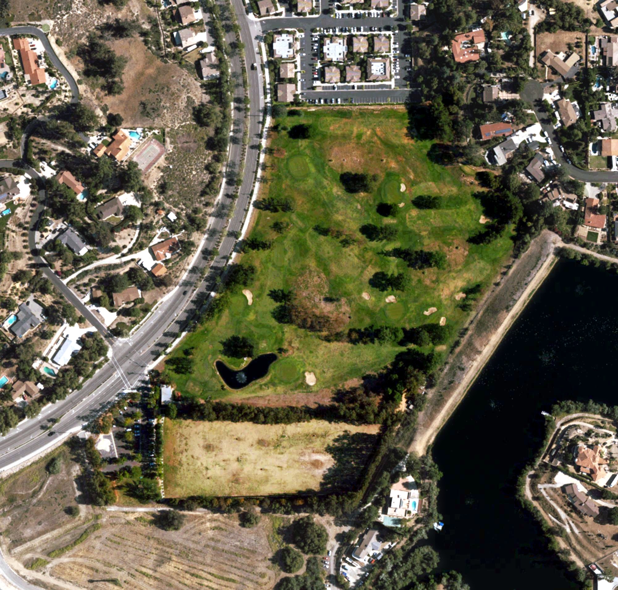 Aerial view of Sinaloa Golf Course, CA