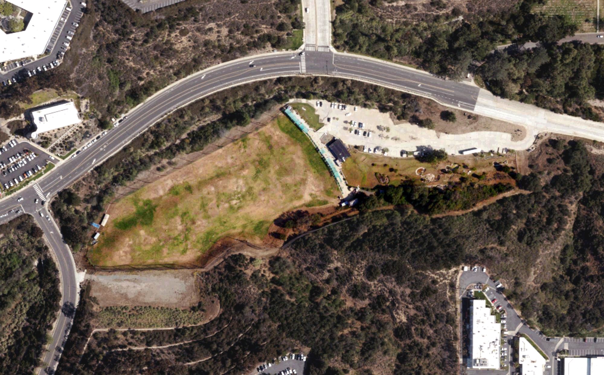 Aerial view of Sorrento Canyon Golf Center, CA