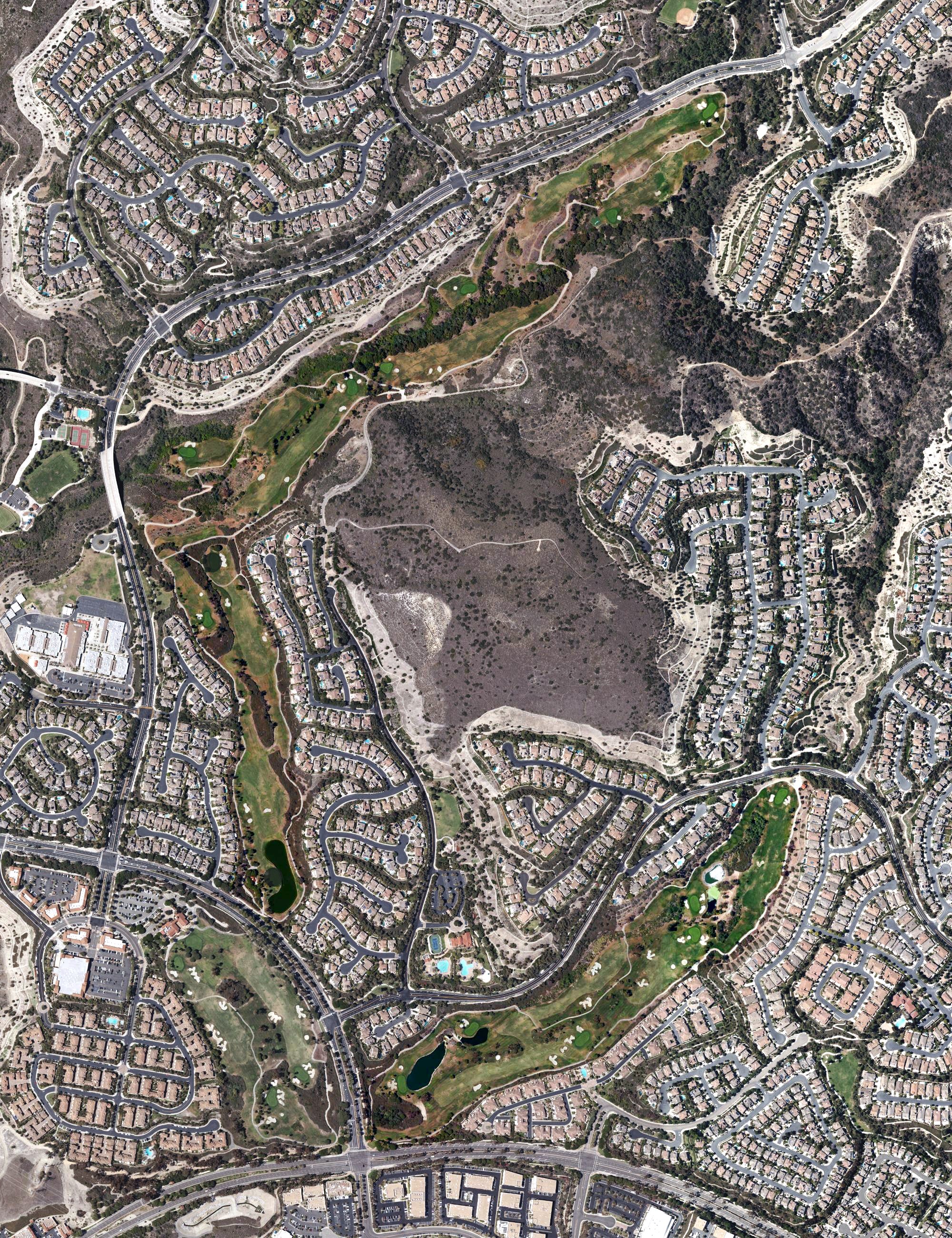 Aerial view of Talega Golf Club, CA
