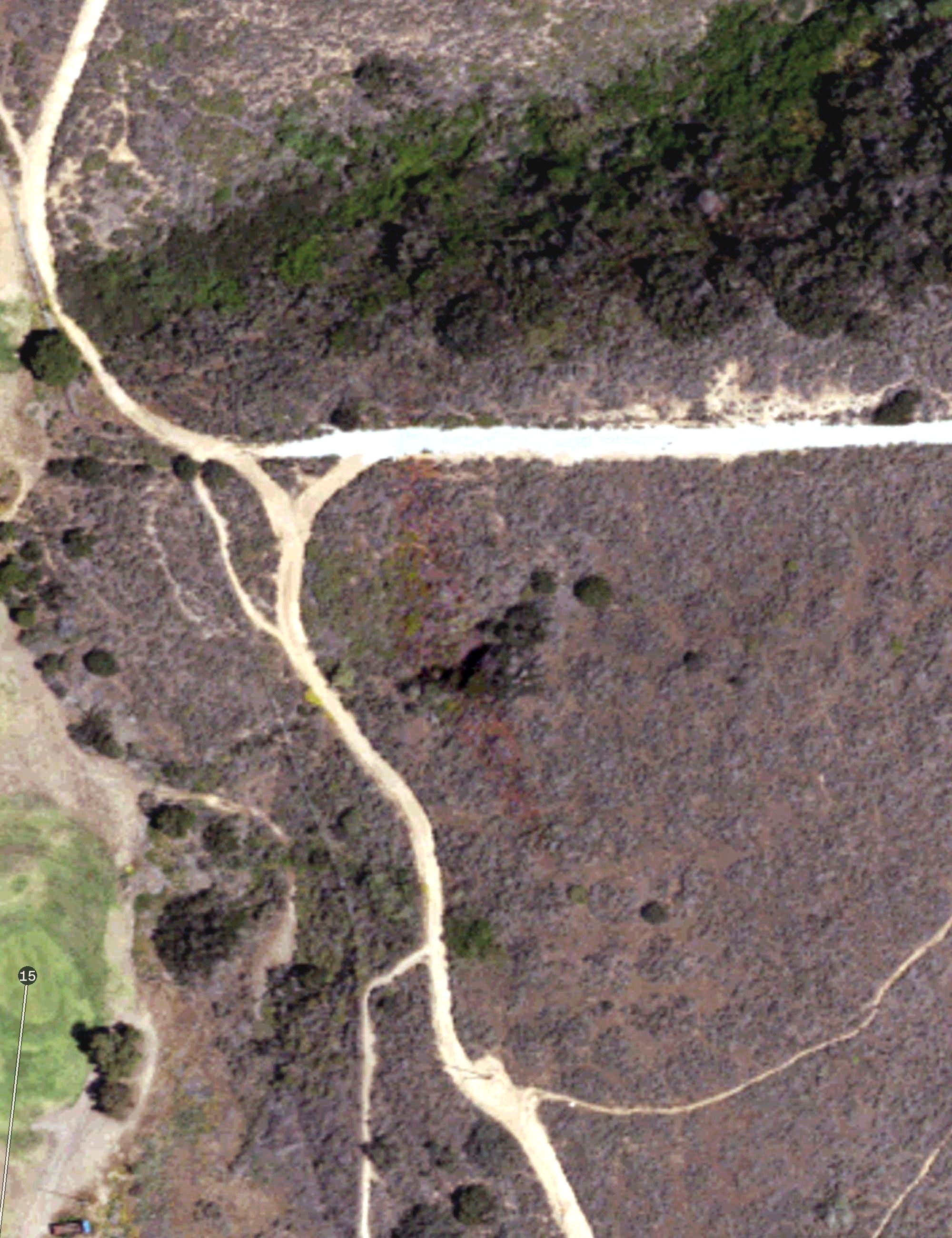 Aerial view of Tecolote Canyon Golf Course, CA