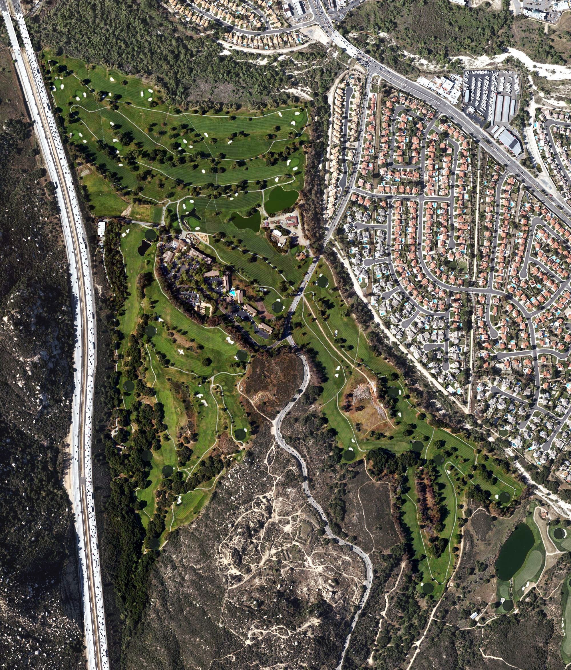 Aerial view of Temecula Creek Inn Golf Course, CA