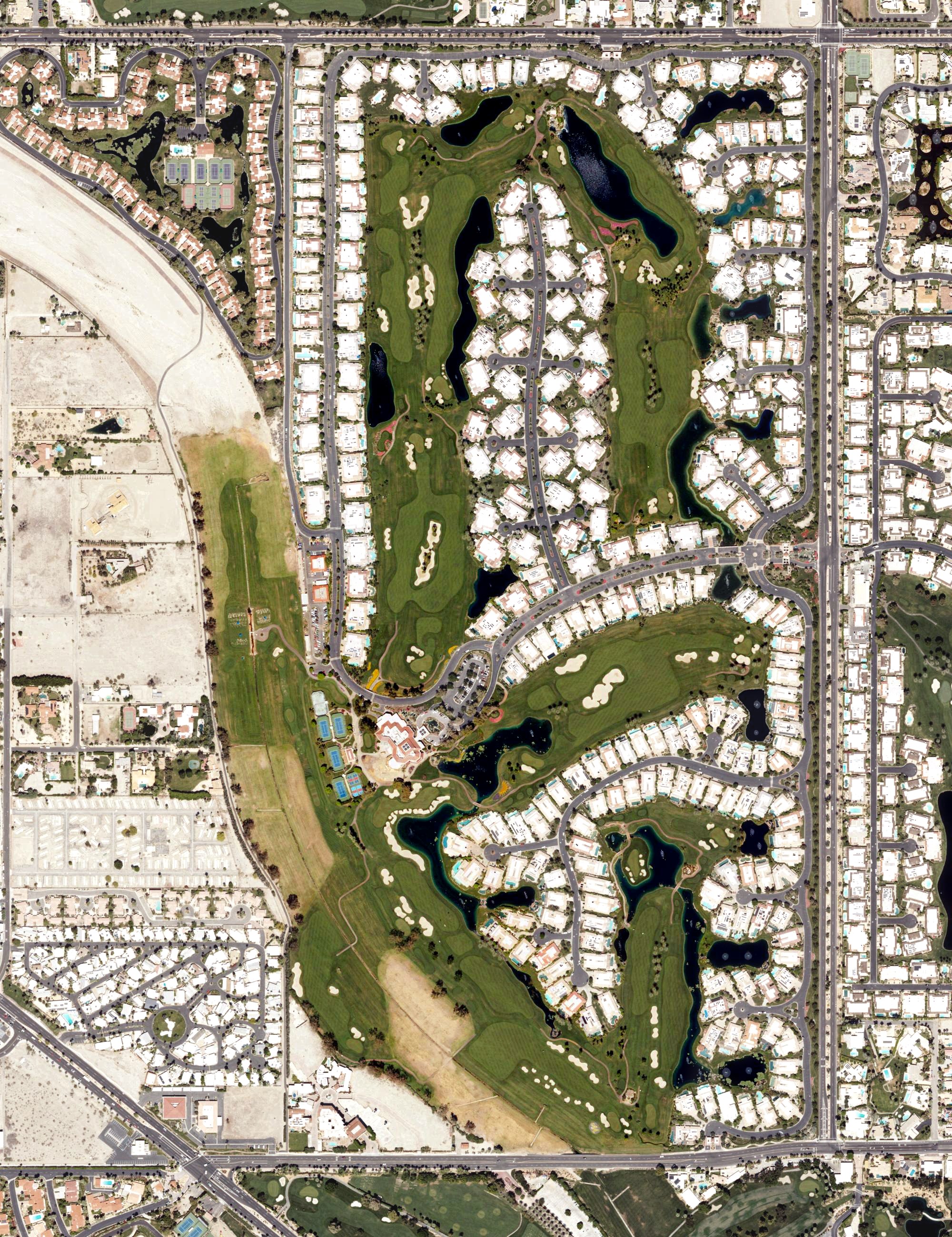 Aerial view of The Club at Morningside, CA