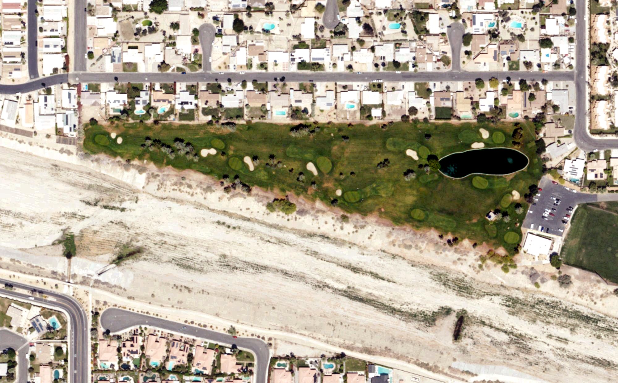 Aerial view of The Golf Center, CA