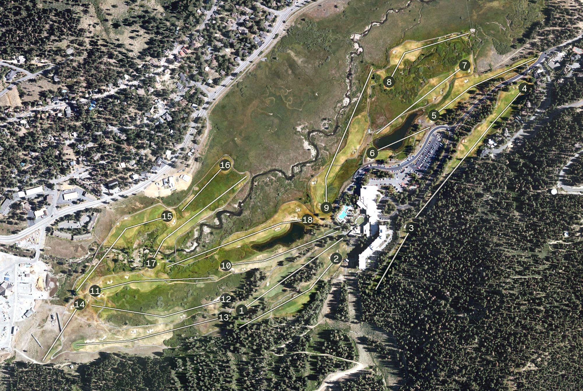 Aerial view of The Links at Everline, CA