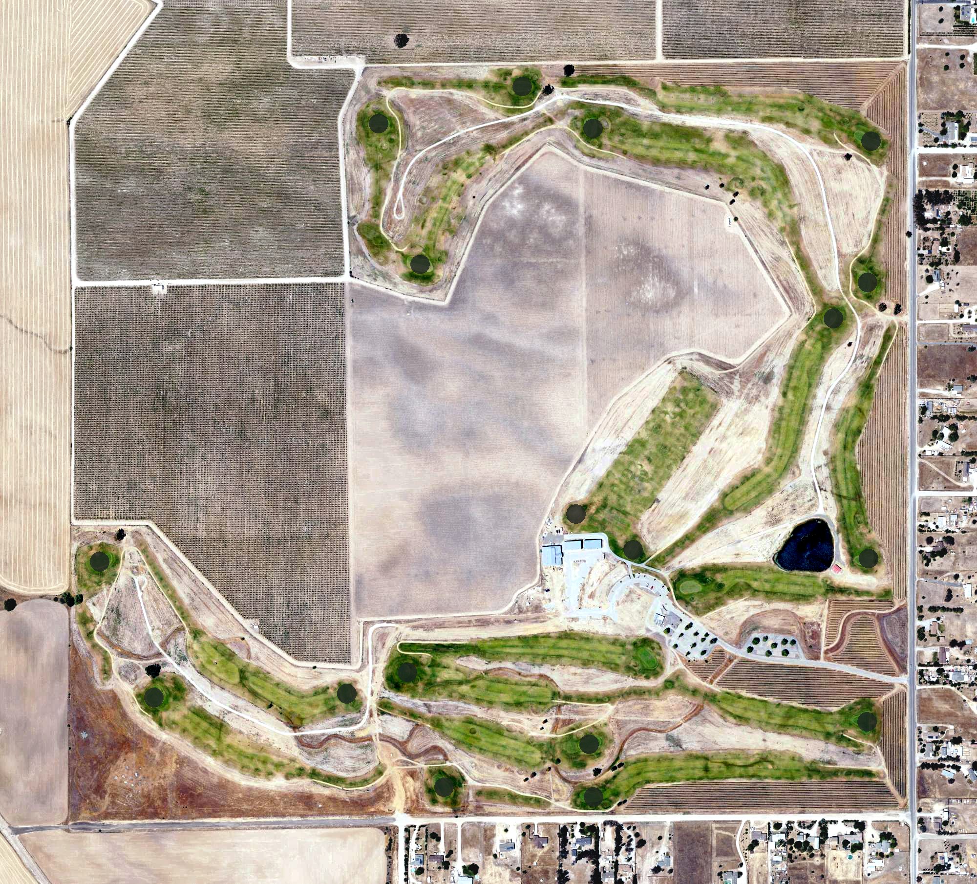 Aerial view of The Links at Paso Robles, CA
