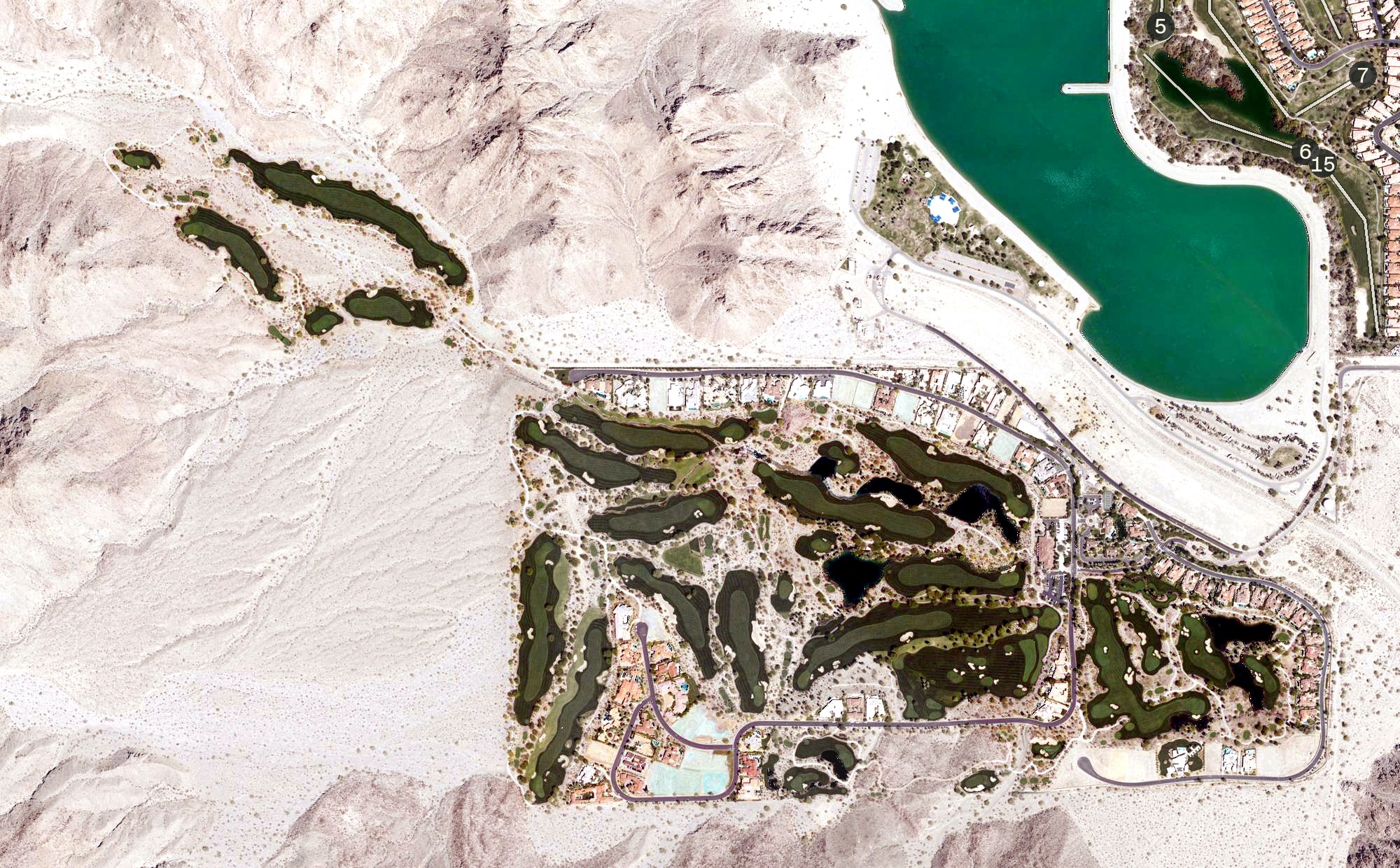Aerial view of The Quarry at La Quinta, CA