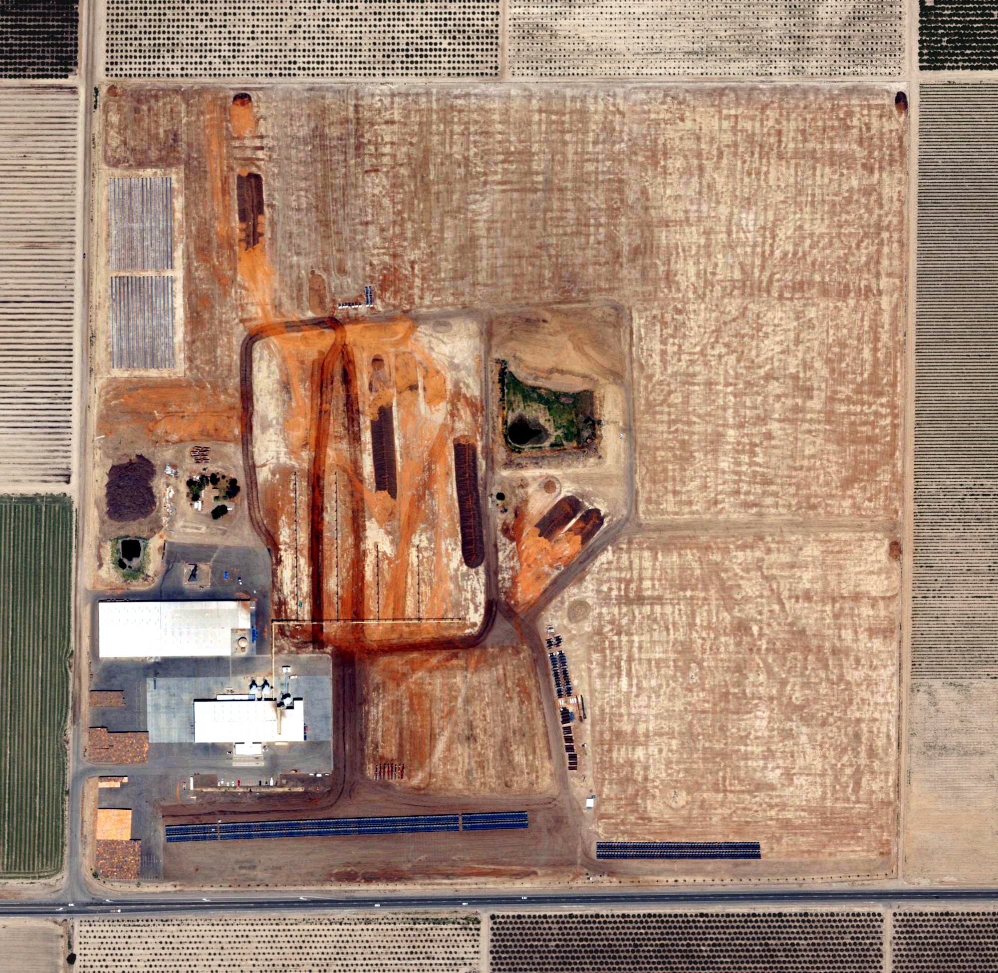 Aerial view of Whites Bridge Country Club, CA