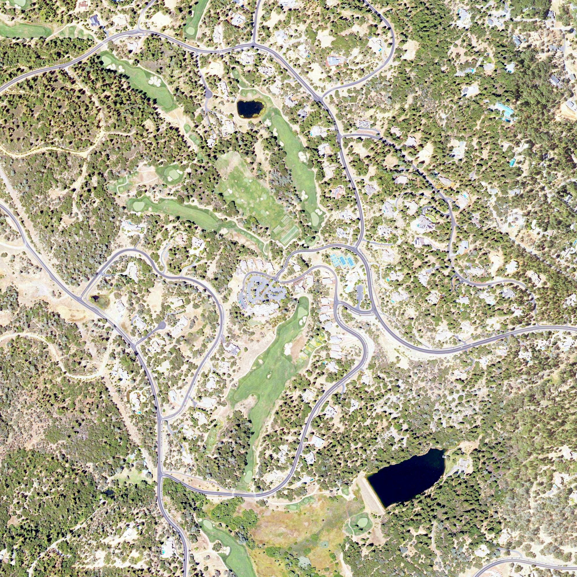 Aerial view of Winchester Country Club, CA