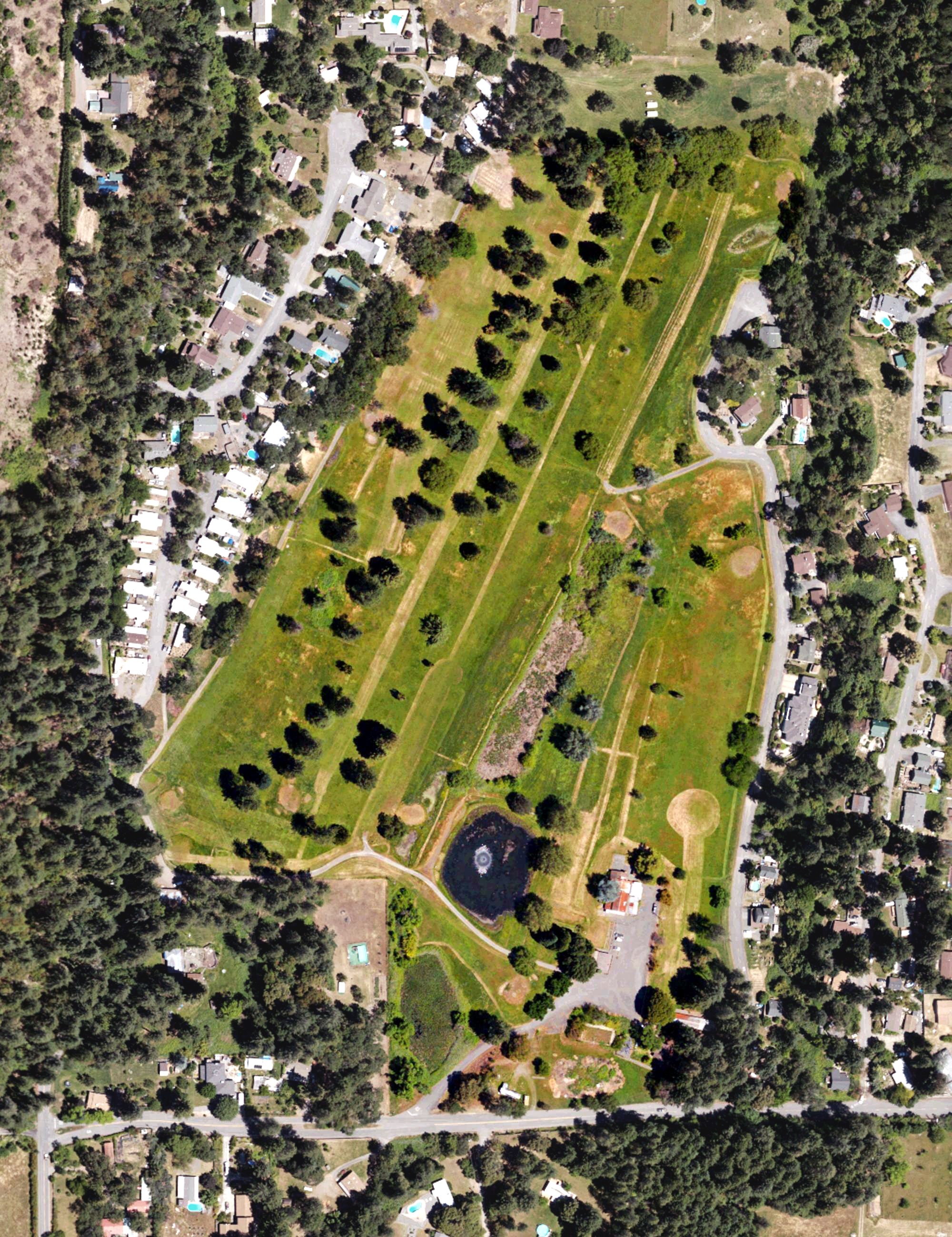 Aerial view of Yurok Golf Club, CA