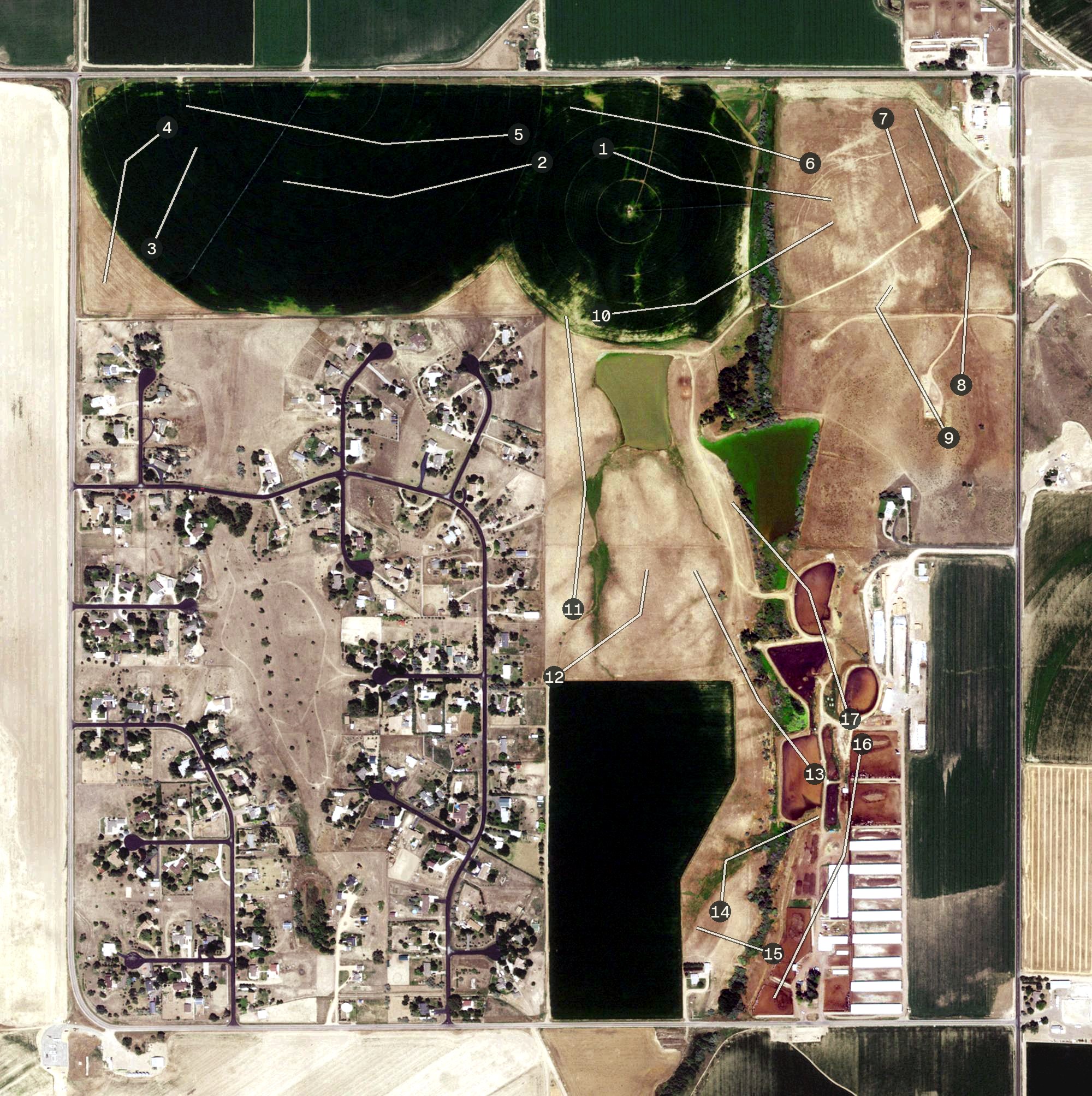 Aerial view of Bella Ridge Golf Course, CO