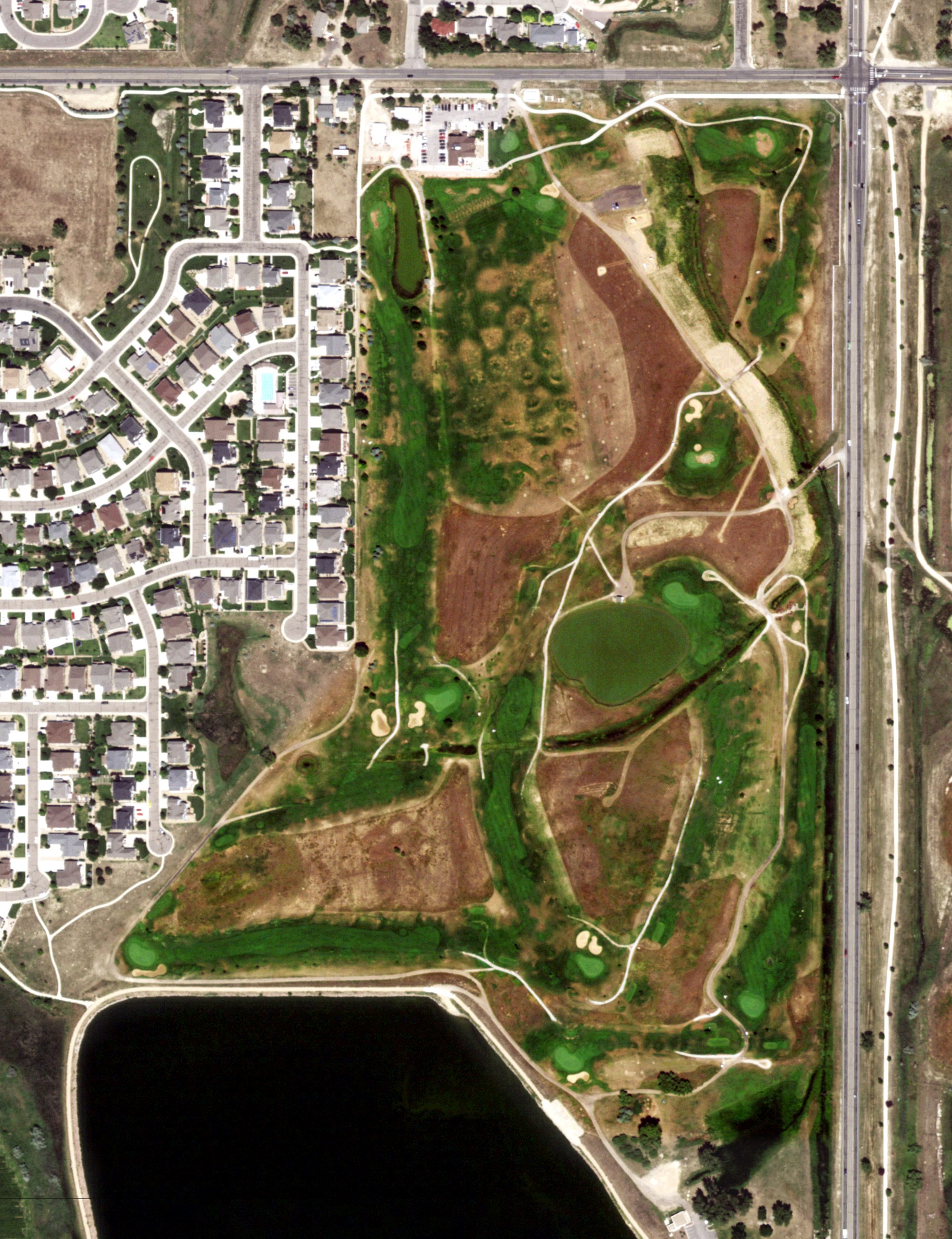 Aerial view of Bella Rosa, CO