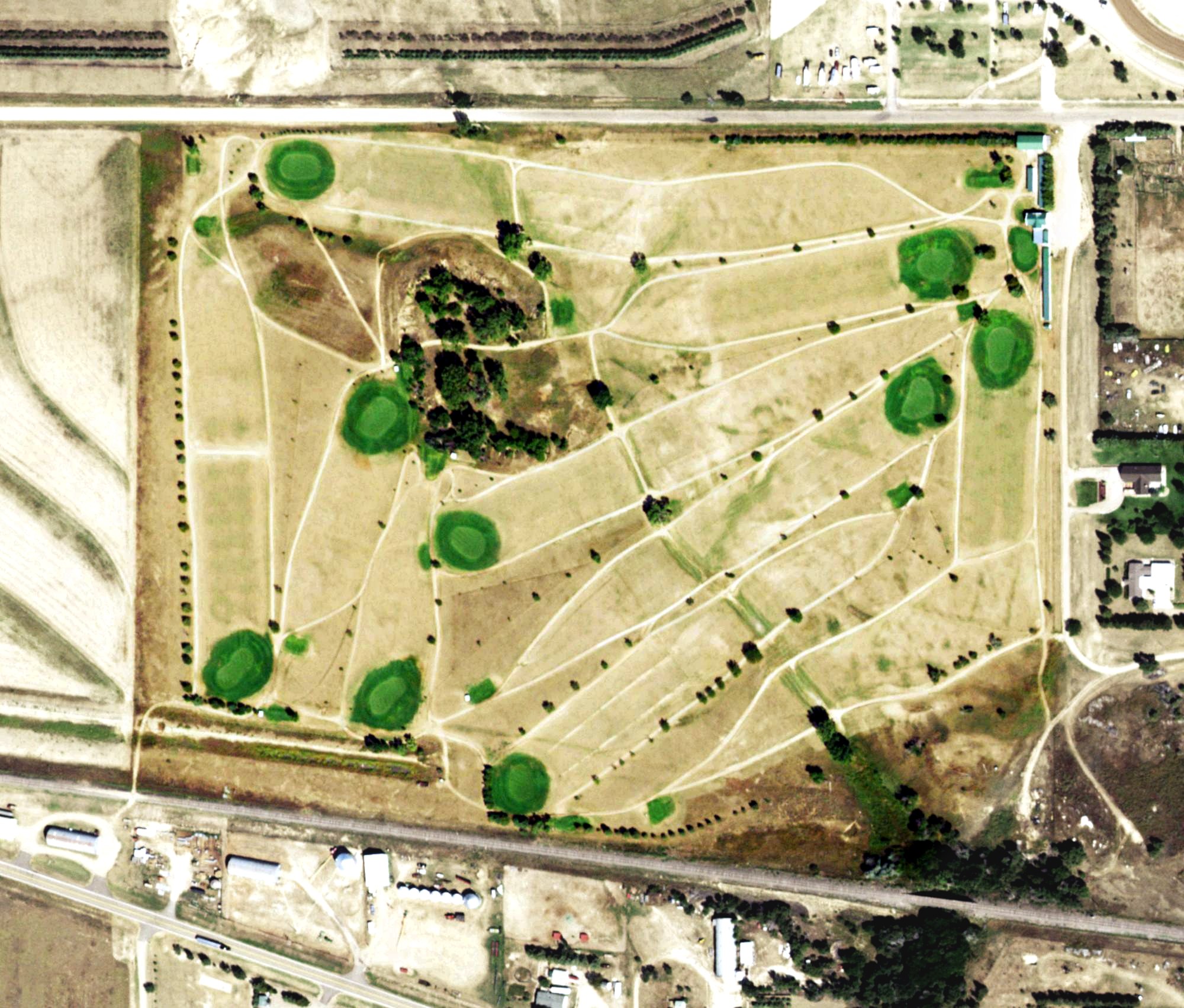 Aerial view of Eads Golf & Country Club, CO