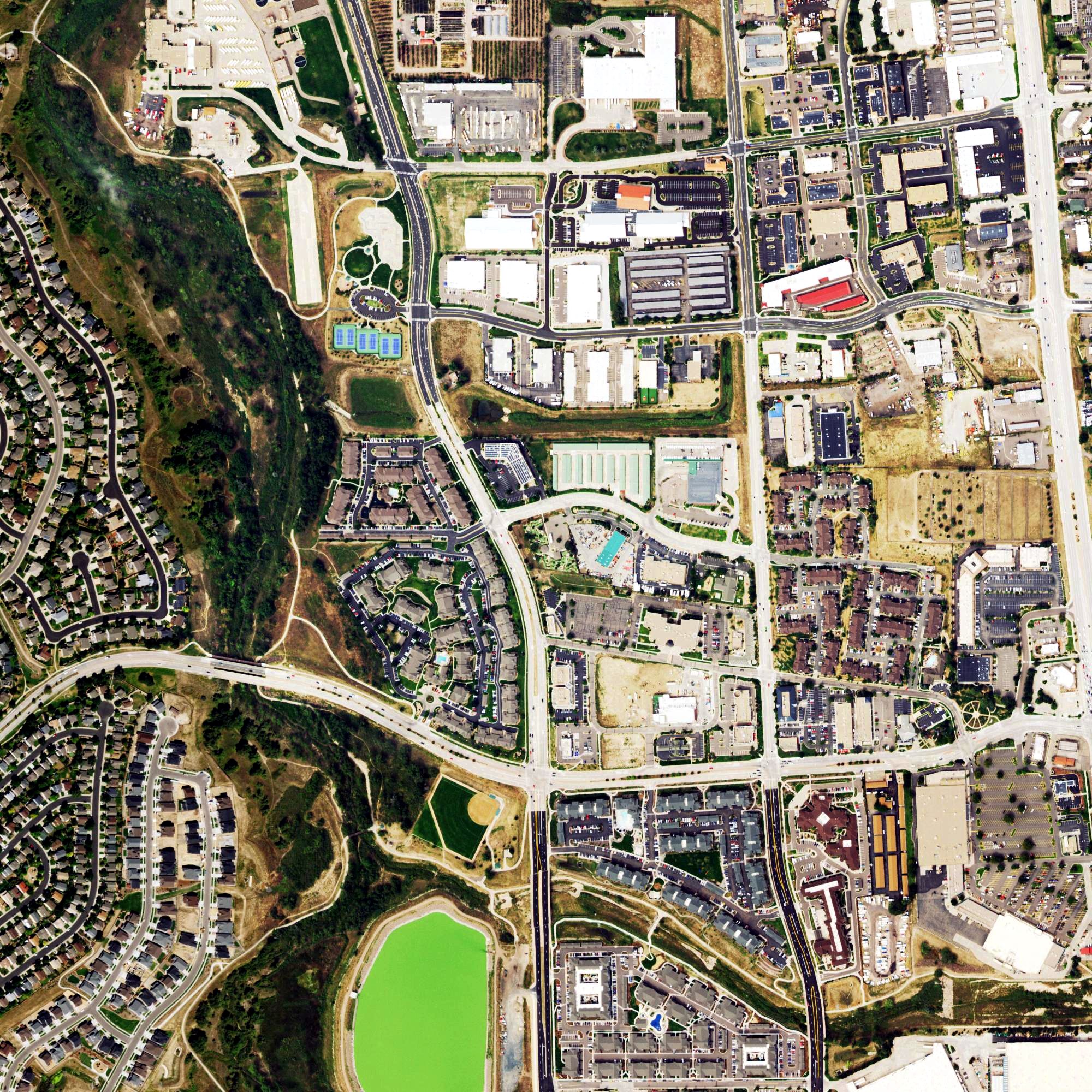 Aerial view of Golf Zone Parker, CO