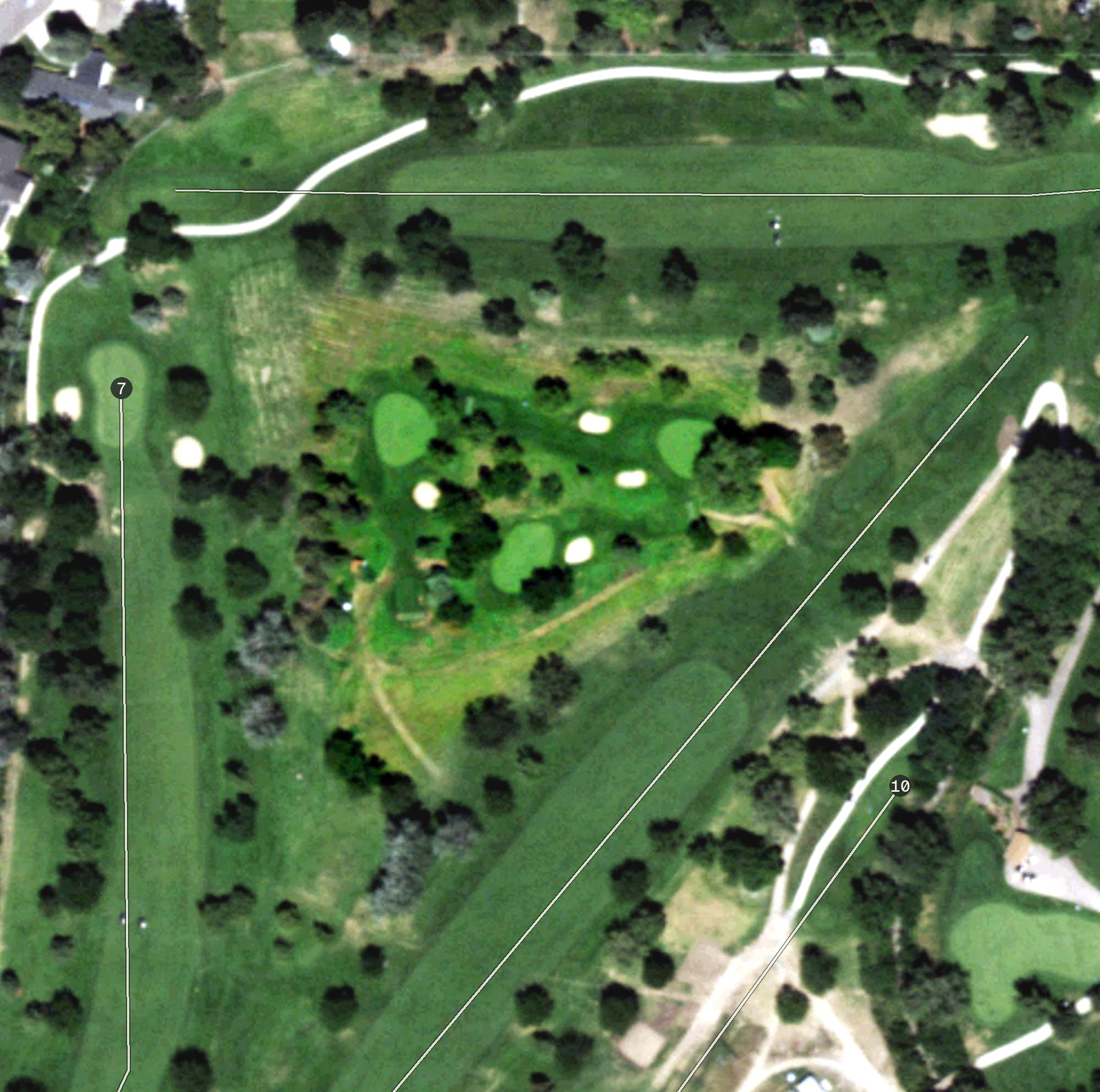 Aerial view of Hogan's Alley Junior Course, CO